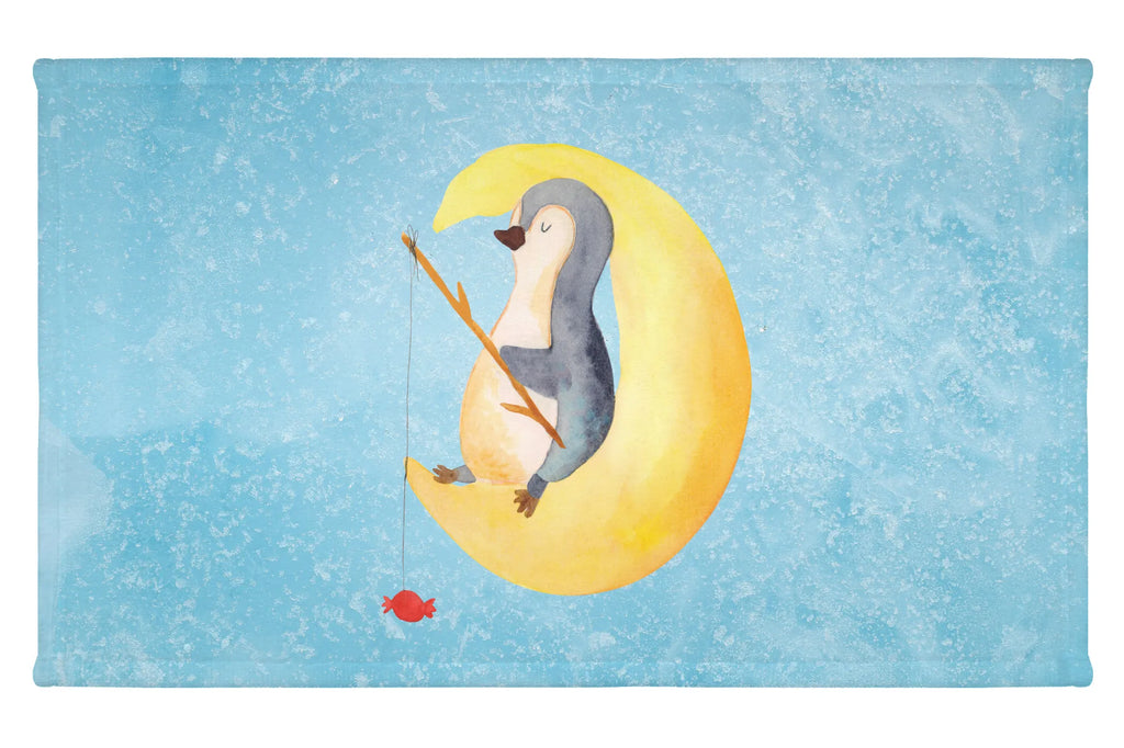 Handtuch Pinguin Mond Gästetuch, Reisehandtuch, Sport Handtuch, Frottier, Kinder Handtuch, Pinguin, Pinguine, Spruch, schlafen, Nachtruhe, Einschlafen, Schlafzimmer, Schlafstörungen, Gästezimmer