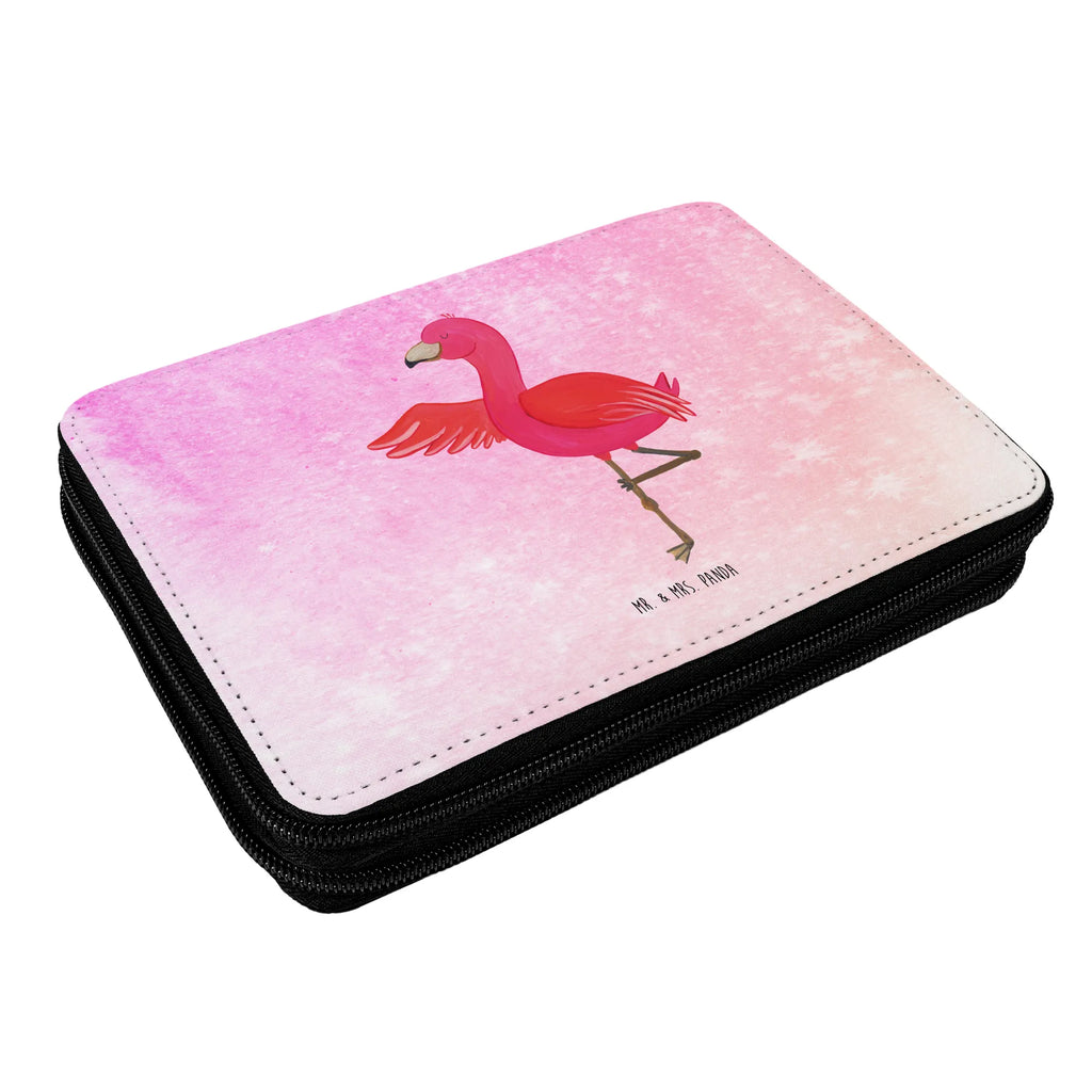 Federmappe Flamingo Yoga Federmappe, Stiftetasche, Stifte Etui, Schule, Einschulung, Geschenk, Kind, Schüler, Schülerin, Stifterolle, Federmäppchen, Motiv, Grundschule, Federmäppchen bedruckt, Büro Stifte Etui, Bestückte Federmappe, Kinder Federmappe, Federmappe Einschulung, Flamingo, Vogel, Yoga, Namaste, Achtsamkeit, Yoga-Übung, Entspannung, Ärger, Aufregen, Tiefenentspannung