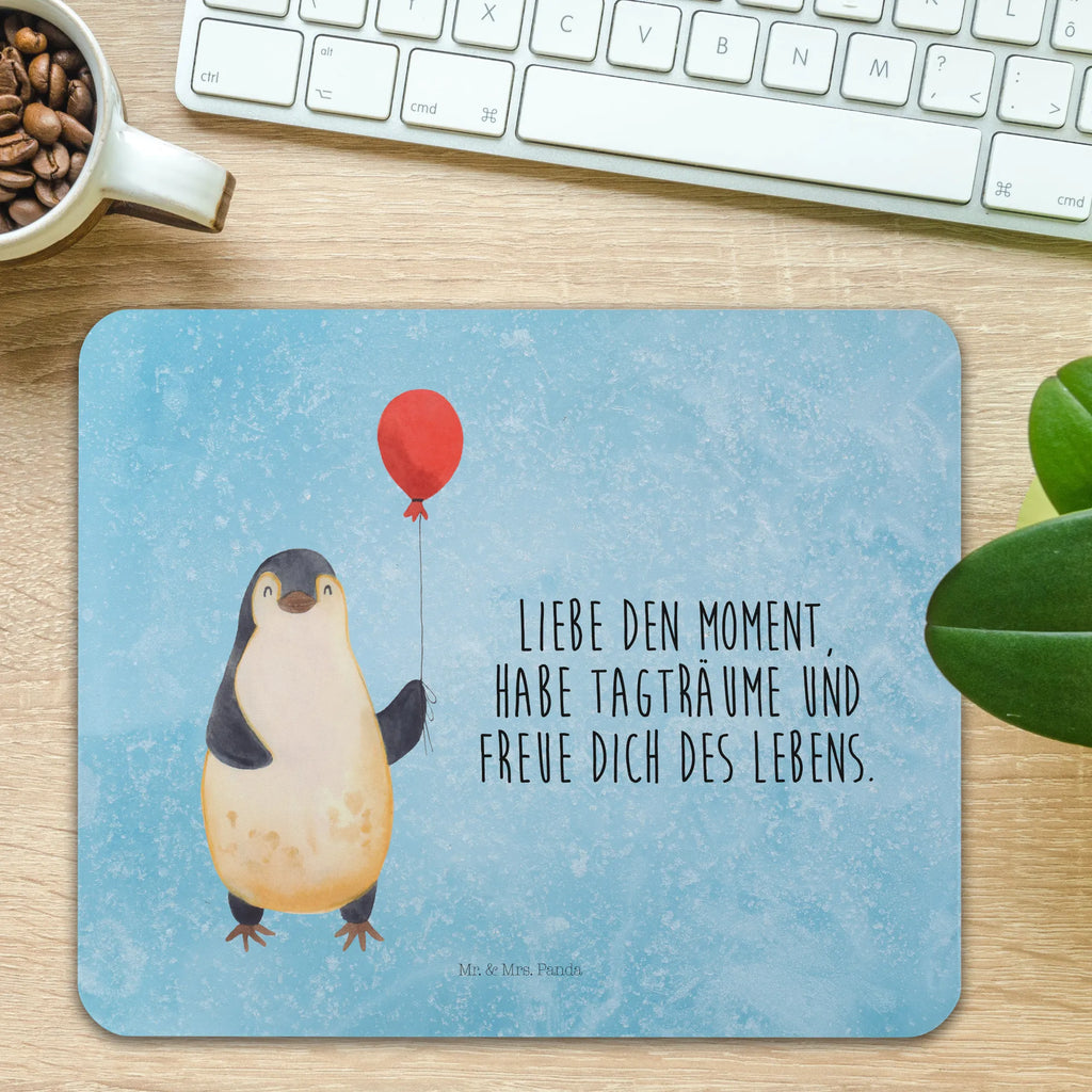 Mauspad Pinguin Luftballon Mousepad, Computer zubehör, Büroausstattung, PC Zubehör, Arbeitszimmer, Mauspad, Einzigartiges Mauspad, Designer Mauspad, Mausunterlage, Mauspad Büro, Pinguin, Pinguine, Luftballon, Tagträume, Lebenslust, Geschenk Freundin, Geschenkidee, beste Freundin, Motivation, Neustart, neues Leben, Liebe, Glück