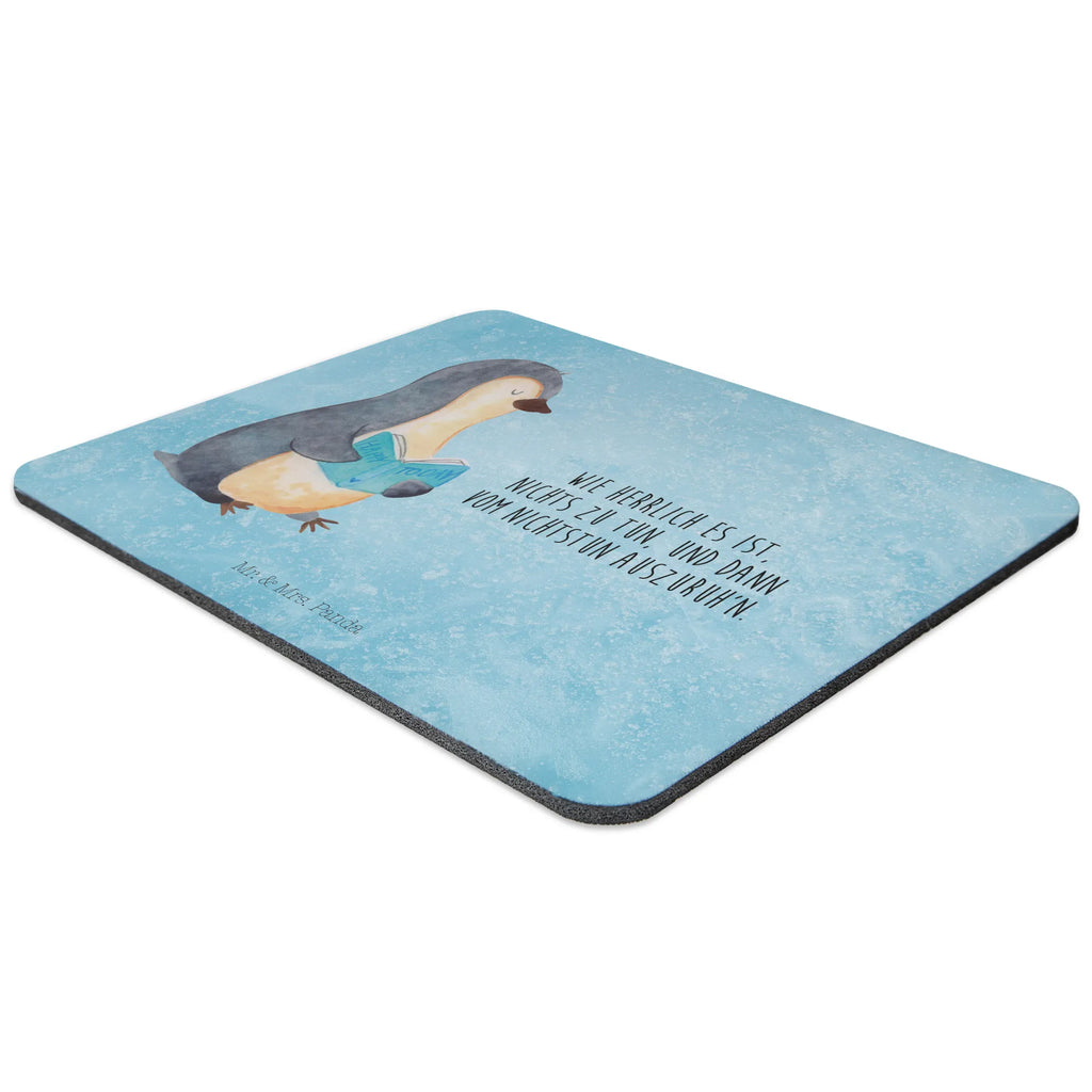 Mauspad Pinguin Buch Mousepad, Computer zubehör, Büroausstattung, PC Zubehör, Arbeitszimmer, Mauspad, Einzigartiges Mauspad, Designer Mauspad, Mausunterlage, Mauspad Büro, Pinguin, Pinguine, Buch, Lesen, Bücherwurm, Nichtstun, Faulenzen, Ferien, Urlaub, Freizeit