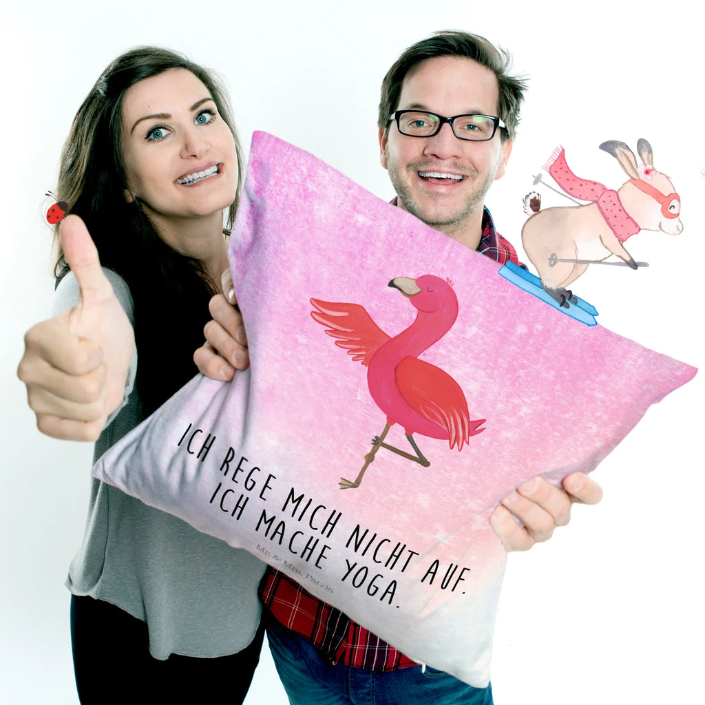 40x40 Kissen Flamingo Yoga Kissenhülle, Kopfkissen, Sofakissen, Dekokissen, Motivkissen, sofakissen, sitzkissen, Kissen, Kissenbezüge, Kissenbezug 40x40, Kissen 40x40, Kissenhülle 40x40, Zierkissen, Couchkissen, Dekokissen Sofa, Sofakissen 40x40, Dekokissen 40x40, Kopfkissen 40x40, Kissen 40x40 Waschbar, Flamingo, Vogel, Yoga, Namaste, Achtsamkeit, Yoga-Übung, Entspannung, Ärger, Aufregen, Tiefenentspannung