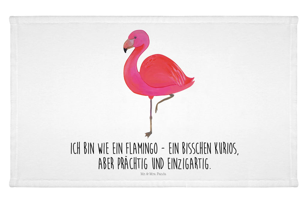 Handtuch Flamingo Classic Handtuch, Badehandtuch, Badezimmer, Handtücher, groß, Kinder, Baby, Flamingo, Einzigartig, Selbstliebe, Stolz, ich, für mich, Spruch, Freundin, Freundinnen, Außenseiter, Sohn, Tochter, Geschwister