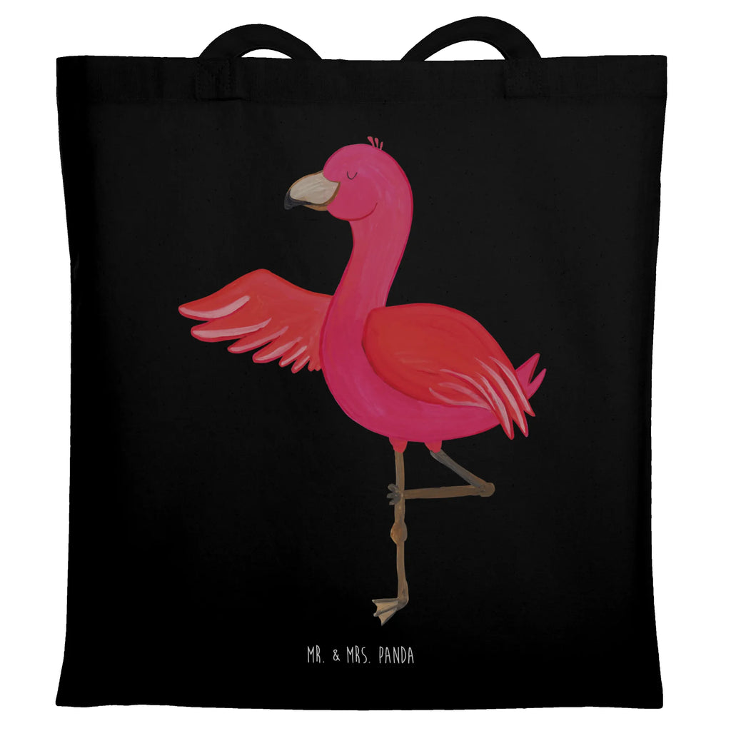 Tragetasche Flamingo Yoga Beuteltasche, Beutel, Einkaufstasche, Jutebeutel, Stoffbeutel, Tasche, Shopper, Umhängetasche, Strandtasche, Schultertasche, Stofftasche, Tragetasche, Badetasche, Jutetasche, Einkaufstüte, Laptoptasche, Flamingo, Vogel, Yoga, Namaste, Achtsamkeit, Yoga-Übung, Entspannung, Ärger, Aufregen, Tiefenentspannung