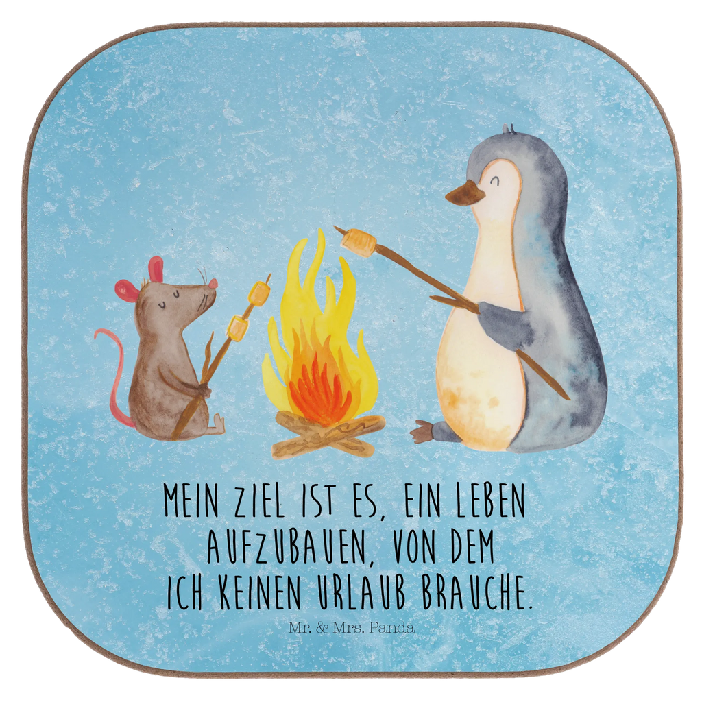 Quadratische Untersetzer Pinguin Lagerfeuer Untersetzer, Bierdeckel, Glasuntersetzer, Untersetzer Gläser, Getränkeuntersetzer, Untersetzer aus Holz, Untersetzer für Gläser, Korkuntersetzer, Untersetzer Holz, Holzuntersetzer, Tassen Untersetzer, Untersetzer Design, Pinguin, Maus, Pinguine, Lagerfeuer, Leben, Arbeit, Job, Motivation, Büro, Büroalltag, Lebensspruch, Lebensmotivation, Neustart, Liebe, grillen, Feuer, Marshmallows