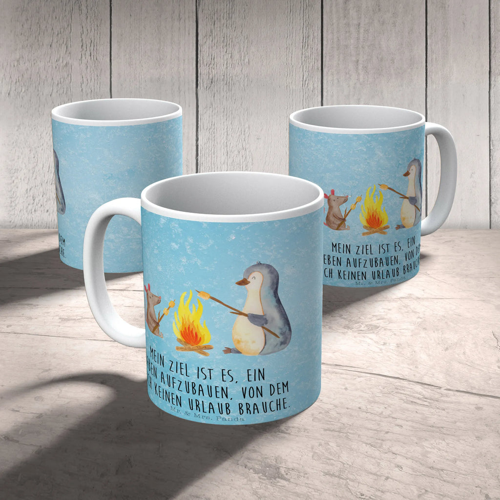 Tasse Pinguin Lagerfeuer Tasse, Kaffeetasse, Teetasse, Becher, Kaffeebecher, Teebecher, Keramiktasse, Porzellantasse, Büro Tasse, Geschenk Tasse, Tasse Sprüche, Tasse Motive, Kaffeetassen, Tasse bedrucken, Designer Tasse, Cappuccino Tassen, Schöne Teetassen, Pinguin, Maus, Pinguine, Lagerfeuer, Leben, Arbeit, Job, Motivation, Büro, Büroalltag, Lebensspruch, Lebensmotivation, Neustart, Liebe, grillen, Feuer, Marshmallows