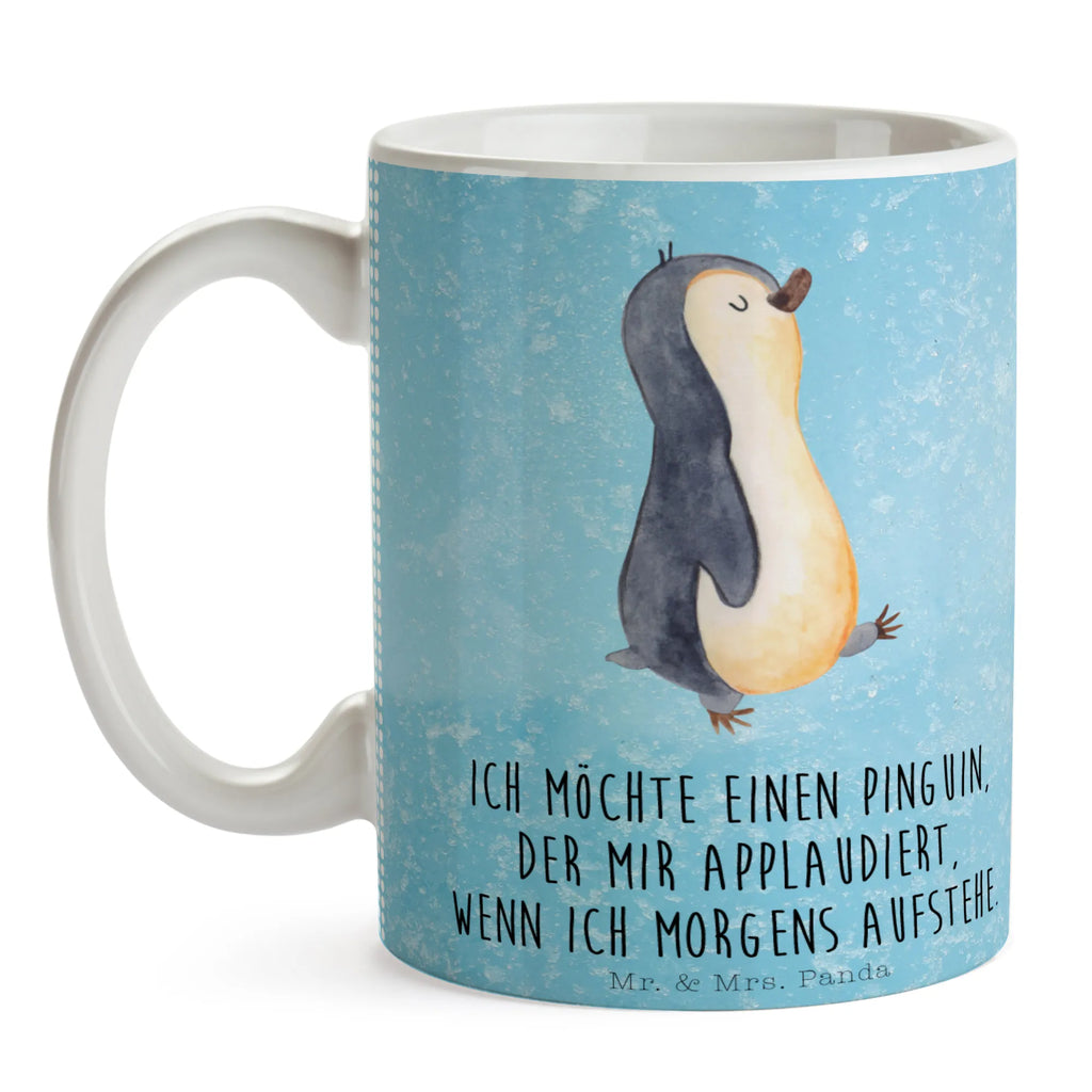 Tasse Pinguin marschieren Tasse, Kaffeetasse, Teetasse, Becher, Kaffeebecher, Teebecher, Keramiktasse, Porzellantasse, Büro Tasse, Geschenk Tasse, Tasse Sprüche, Tasse Motive, Kaffeetassen, Tasse bedrucken, Designer Tasse, Cappuccino Tassen, Schöne Teetassen, Pinguin, Pinguine, Frühaufsteher, Langschläfer, Bruder, Schwester, Familie