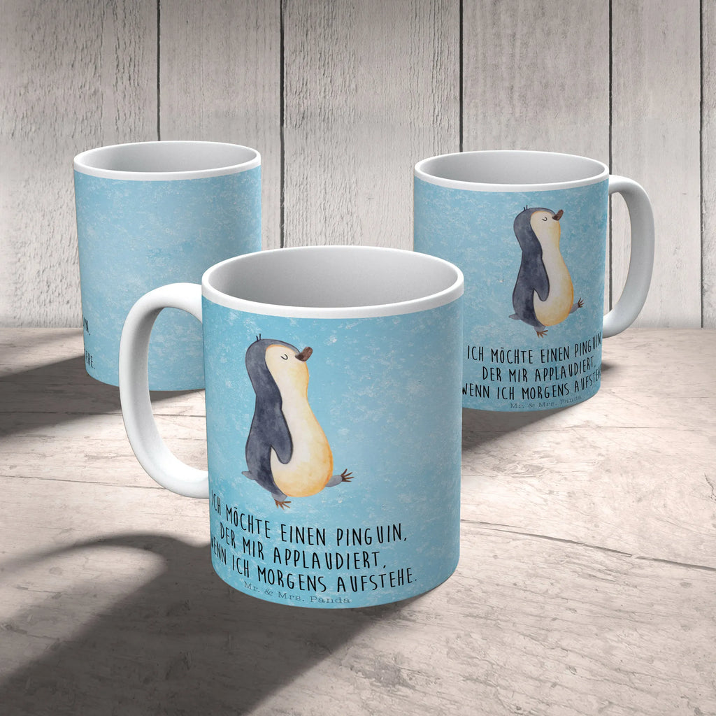 Tasse Pinguin marschieren Tasse, Kaffeetasse, Teetasse, Becher, Kaffeebecher, Teebecher, Keramiktasse, Porzellantasse, Büro Tasse, Geschenk Tasse, Tasse Sprüche, Tasse Motive, Kaffeetassen, Tasse bedrucken, Designer Tasse, Cappuccino Tassen, Schöne Teetassen, Pinguin, Pinguine, Frühaufsteher, Langschläfer, Bruder, Schwester, Familie