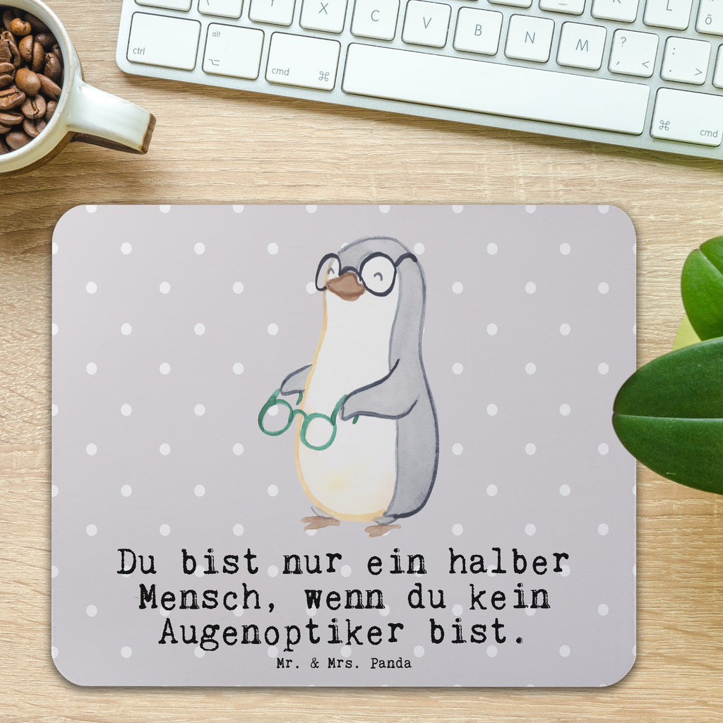 Mauspad Augenoptiker mit Herz Mousepad, Computer zubehör, Büroausstattung, PC Zubehör, Arbeitszimmer, Mauspad, Einzigartiges Mauspad, Designer Mauspad, Mausunterlage, Mauspad Büro, Beruf, Ausbildung, Jubiläum, Abschied, Rente, Kollege, Kollegin, Geschenk, Schenken, Arbeitskollege, Mitarbeiter, Firma, Danke, Dankeschön, Augenoptiker, Optiker, Augenarzt, Optometrist, Brillenverkäufer, Brillengeschäft, Eröffnung