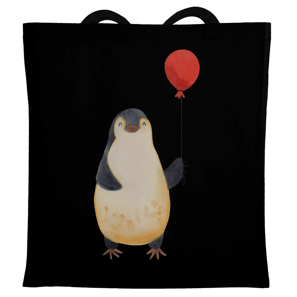 Tragetasche Pinguin Luftballon Beuteltasche, Beutel, Einkaufstasche, Jutebeutel, Stoffbeutel, Tasche, Shopper, Umhängetasche, Strandtasche, Schultertasche, Stofftasche, Tragetasche, Badetasche, Jutetasche, Einkaufstüte, Laptoptasche, Pinguin, Pinguine, Luftballon, Tagträume, Lebenslust, Geschenk Freundin, Geschenkidee, beste Freundin, Motivation, Neustart, neues Leben, Liebe, Glück