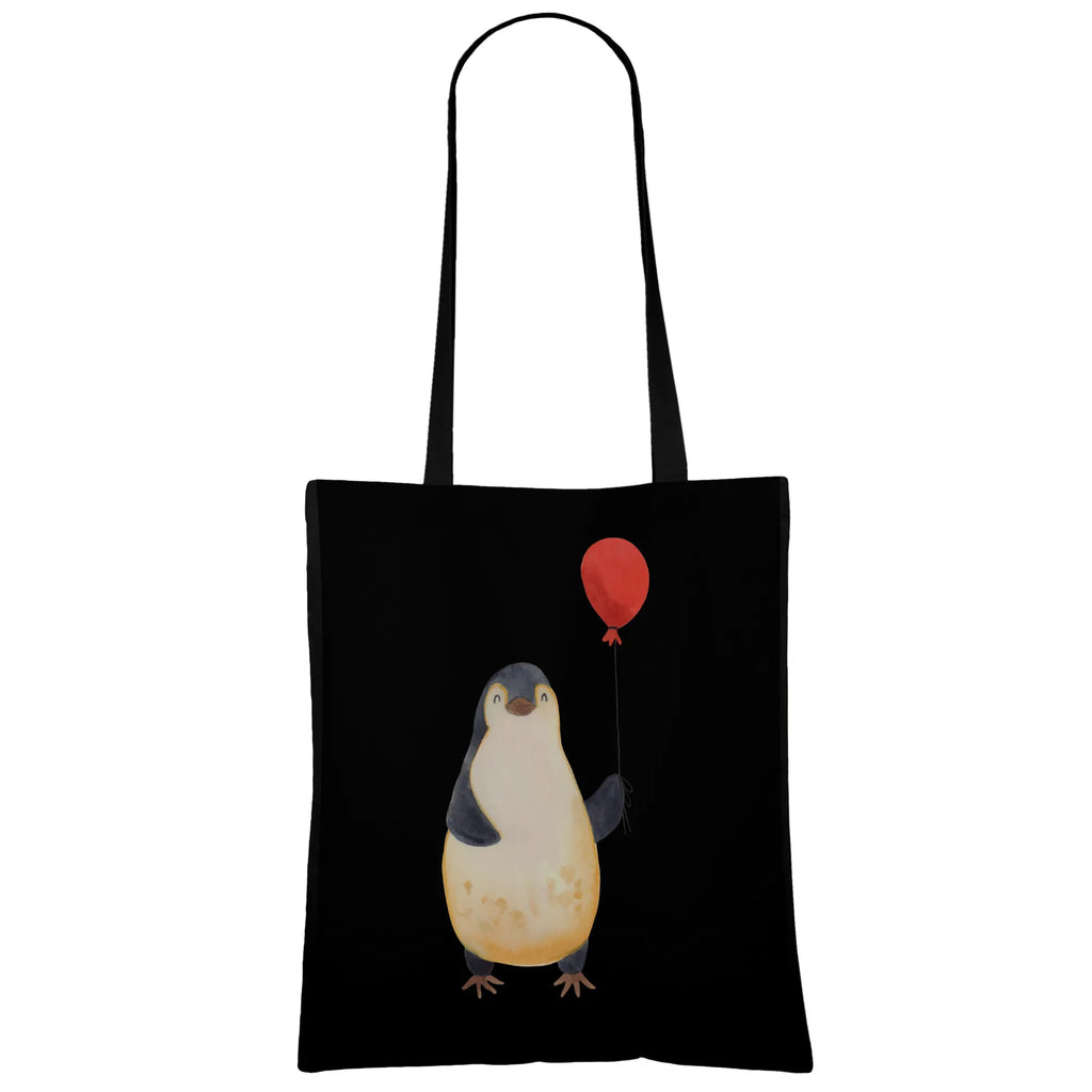 Tragetasche Pinguin Luftballon Beuteltasche, Beutel, Einkaufstasche, Jutebeutel, Stoffbeutel, Tasche, Shopper, Umhängetasche, Strandtasche, Schultertasche, Stofftasche, Tragetasche, Badetasche, Jutetasche, Einkaufstüte, Laptoptasche, Pinguin, Pinguine, Luftballon, Tagträume, Lebenslust, Geschenk Freundin, Geschenkidee, beste Freundin, Motivation, Neustart, neues Leben, Liebe, Glück