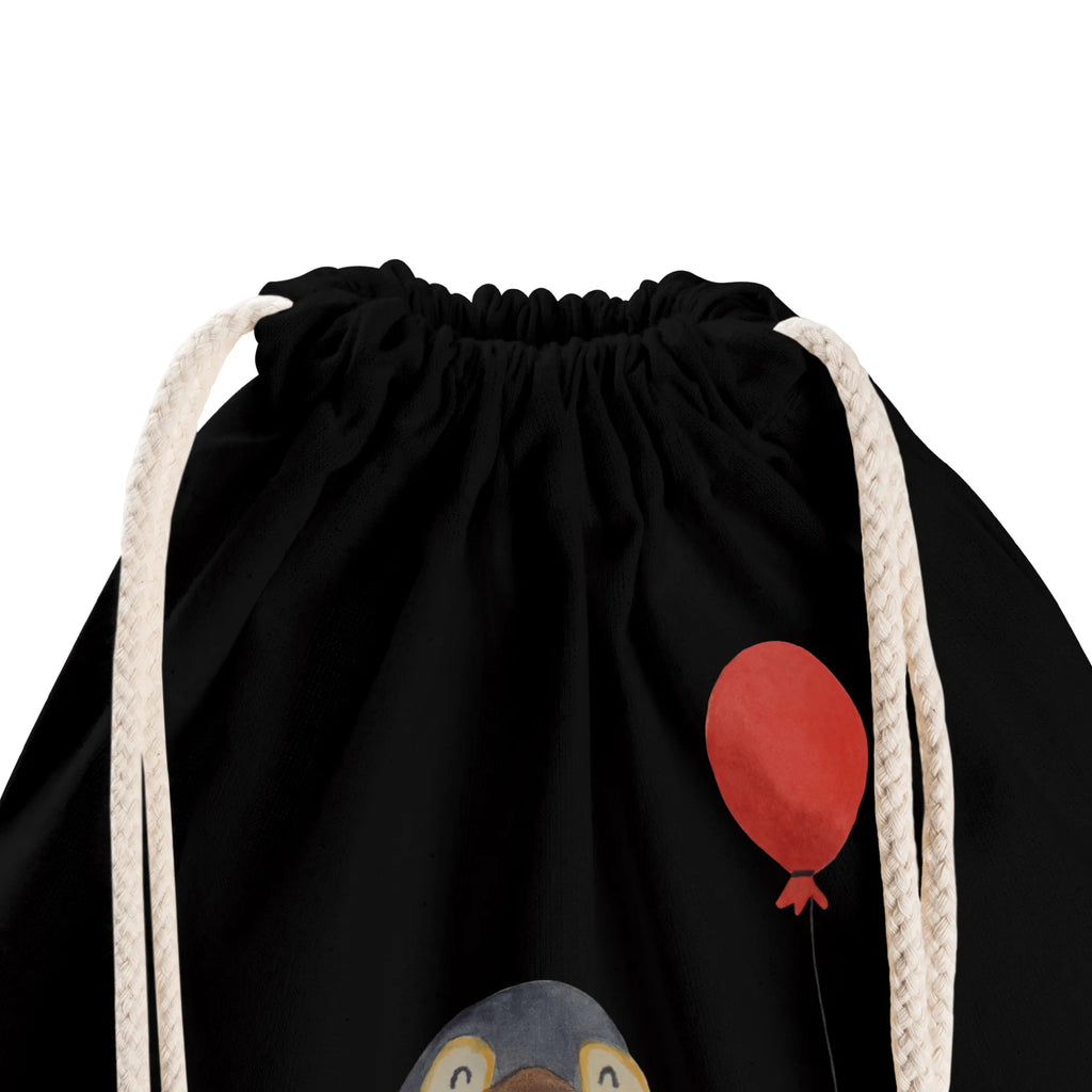 Sportbeutel Pinguin Luftballon Sportbeutel, Turnbeutel, Beutel, Sporttasche, Tasche, Stoffbeutel, Sportbeutel Kinder, Gymsack, Beutel Rucksack, Kleine Sporttasche, Sportzubehör, Turnbeutel Baumwolle, Pinguin, Pinguine, Luftballon, Tagträume, Lebenslust, Geschenk Freundin, Geschenkidee, beste Freundin, Motivation, Neustart, neues Leben, Liebe, Glück