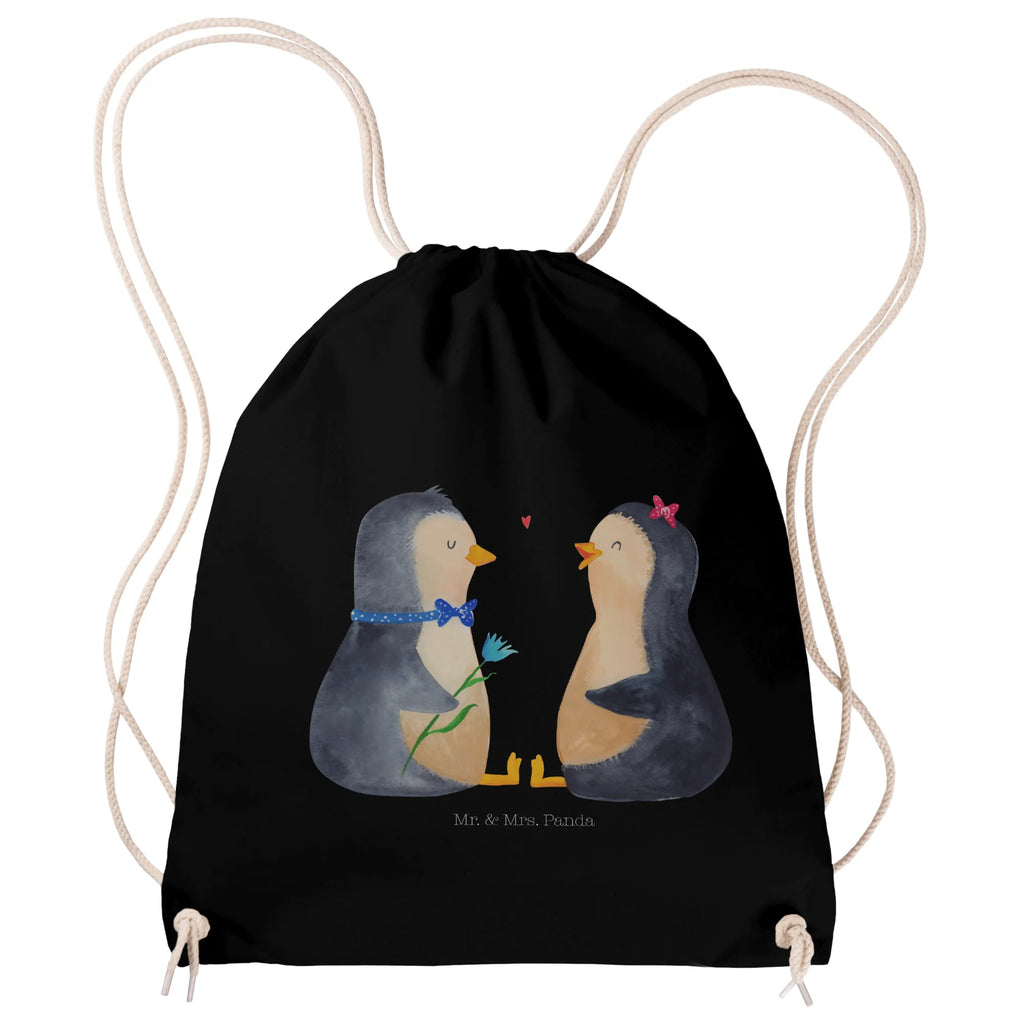 Sportbeutel Pinguin Pärchen Sportbeutel, Turnbeutel, Beutel, Sporttasche, Tasche, Stoffbeutel, Sportbeutel Kinder, Gymsack, Beutel Rucksack, Kleine Sporttasche, Sportzubehör, Turnbeutel Baumwolle, Pinguin, Pinguine, Liebe, Liebespaar, Liebesbeweis, Liebesgeschenk, Verlobung, Jahrestag, Hochzeitstag, Hochzeit, Hochzeitsgeschenk, große Liebe, Traumpaar