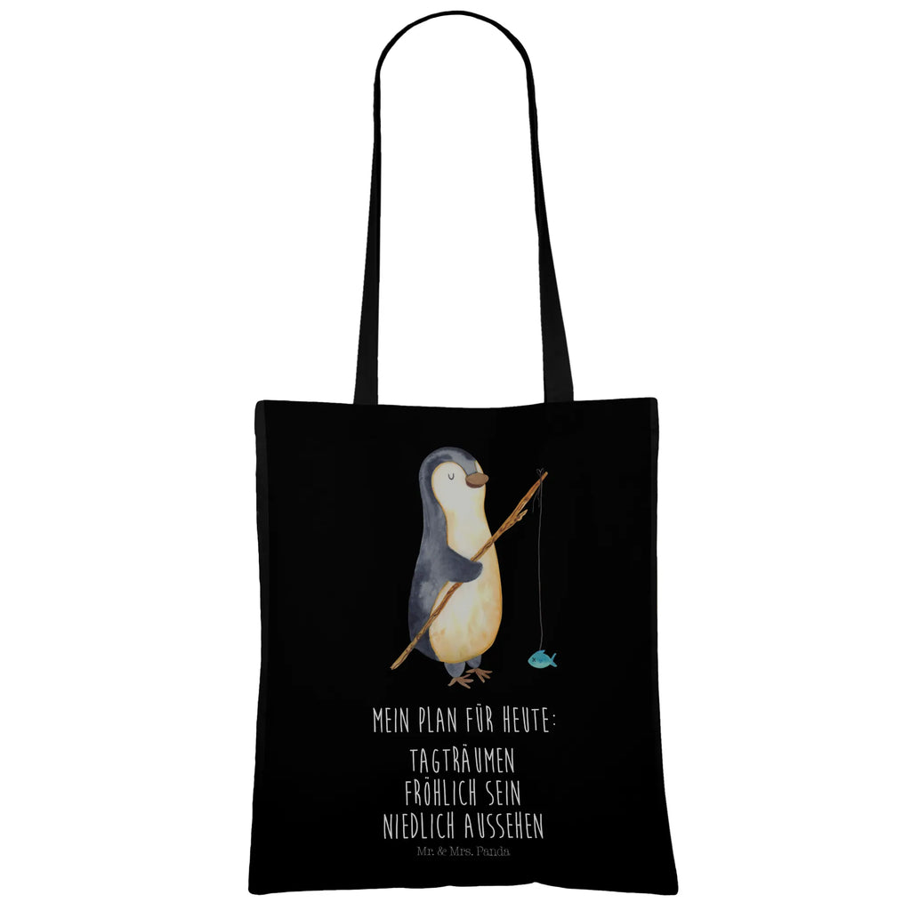 Tragetasche Pinguin Angler Beuteltasche, Beutel, Einkaufstasche, Jutebeutel, Stoffbeutel, Tasche, Shopper, Umhängetasche, Strandtasche, Schultertasche, Stofftasche, Tragetasche, Badetasche, Jutetasche, Einkaufstüte, Laptoptasche, Pinguin, Pinguine, Angeln, Angler, Tagträume, Hobby, Plan, Planer, Tagesplan, Neustart, Motivation, Geschenk, Freundinnen, Geschenkidee, Urlaub, Wochenende