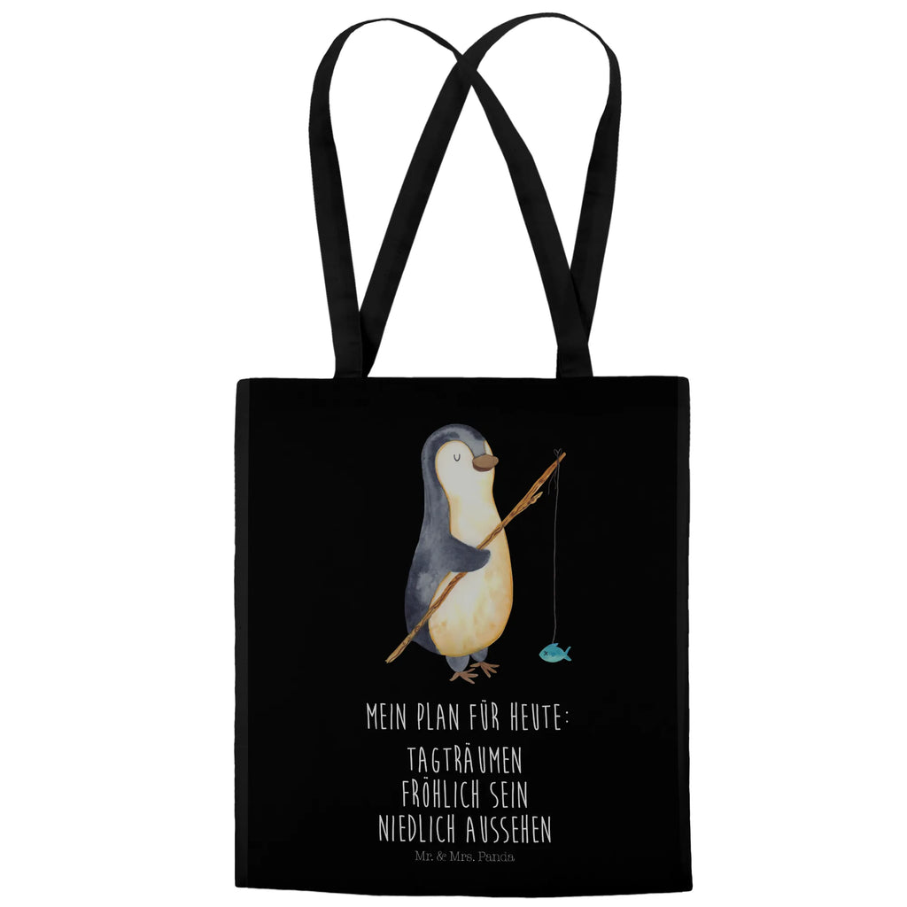 Tragetasche Pinguin Angler Beuteltasche, Beutel, Einkaufstasche, Jutebeutel, Stoffbeutel, Tasche, Shopper, Umhängetasche, Strandtasche, Schultertasche, Stofftasche, Tragetasche, Badetasche, Jutetasche, Einkaufstüte, Laptoptasche, Pinguin, Pinguine, Angeln, Angler, Tagträume, Hobby, Plan, Planer, Tagesplan, Neustart, Motivation, Geschenk, Freundinnen, Geschenkidee, Urlaub, Wochenende