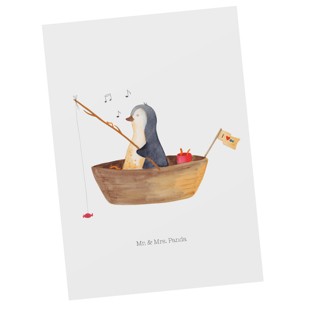 Postkarte Pinguin Angelboot Postkarte, Karte, Geschenkkarte, Grußkarte, Einladung, Ansichtskarte, Geburtstagskarte, Einladungskarte, Dankeskarte, Ansichtskarten, Einladung Geburtstag, Einladungskarten Geburtstag, Pinguin, Pinguine, Angeln, Boot, Angelboot, Lebenslust, Leben, genießen, Motivation, Neustart, Neuanfang, Trennung, Scheidung, Geschenkidee Liebeskummer