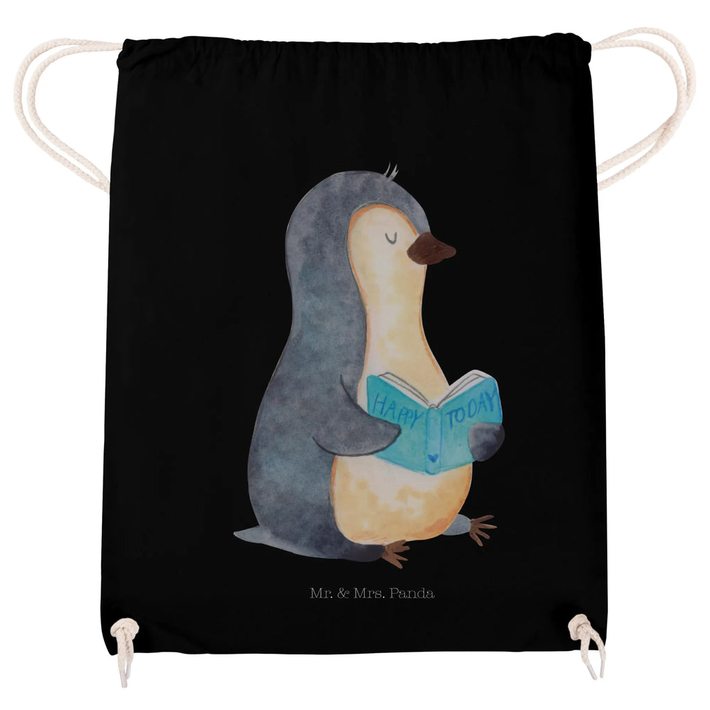 Sportbeutel Pinguin Buch Sportbeutel, Turnbeutel, Beutel, Sporttasche, Tasche, Stoffbeutel, Sportbeutel Kinder, Gymsack, Beutel Rucksack, Kleine Sporttasche, Sportzubehör, Turnbeutel Baumwolle, Pinguin, Pinguine, Buch, Lesen, Bücherwurm, Nichtstun, Faulenzen, Ferien, Urlaub, Freizeit