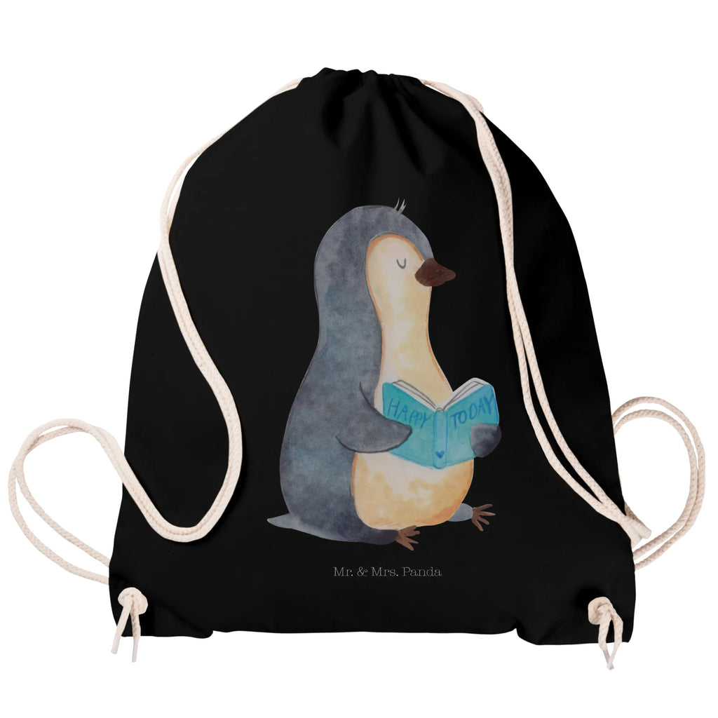 Sportbeutel Pinguin Buch Sportbeutel, Turnbeutel, Beutel, Sporttasche, Tasche, Stoffbeutel, Sportbeutel Kinder, Gymsack, Beutel Rucksack, Kleine Sporttasche, Sportzubehör, Turnbeutel Baumwolle, Pinguin, Pinguine, Buch, Lesen, Bücherwurm, Nichtstun, Faulenzen, Ferien, Urlaub, Freizeit