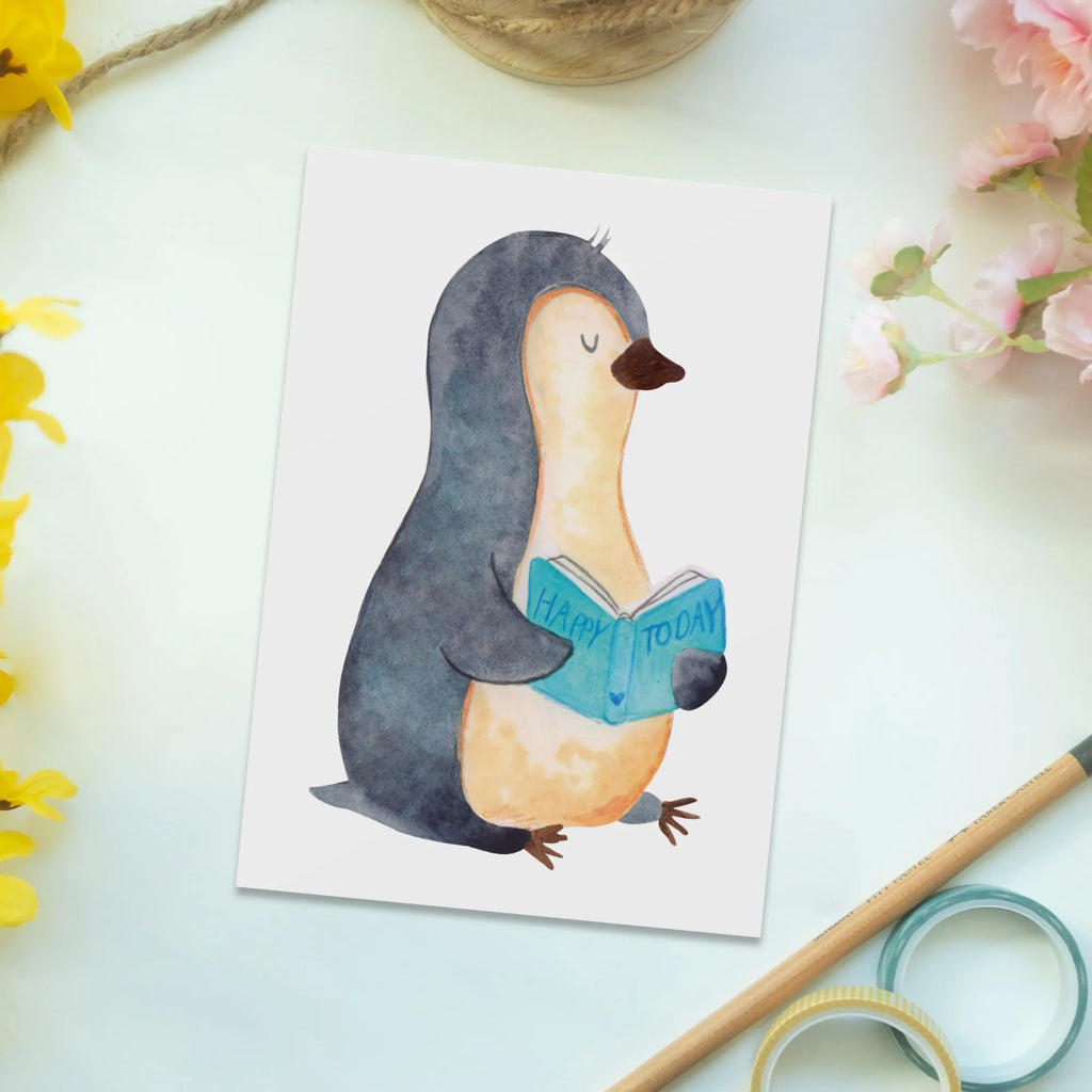 Postkarte Pinguin Buch Postkarte, Karte, Geschenkkarte, Grußkarte, Einladung, Ansichtskarte, Geburtstagskarte, Einladungskarte, Dankeskarte, Ansichtskarten, Einladung Geburtstag, Einladungskarten Geburtstag, Pinguin, Pinguine, Buch, Lesen, Bücherwurm, Nichtstun, Faulenzen, Ferien, Urlaub, Freizeit