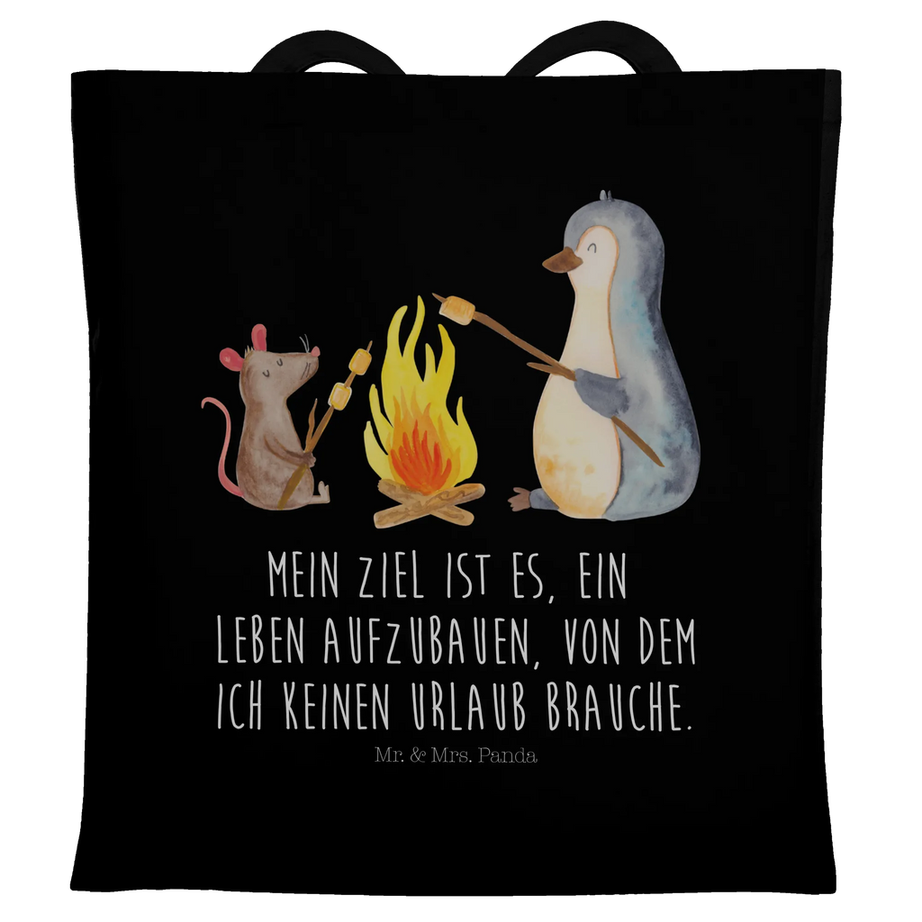 Tragetasche Pinguin Lagerfeuer Beuteltasche, Beutel, Einkaufstasche, Jutebeutel, Stoffbeutel, Tasche, Shopper, Umhängetasche, Strandtasche, Schultertasche, Stofftasche, Tragetasche, Badetasche, Jutetasche, Einkaufstüte, Laptoptasche, Pinguin, Maus, Pinguine, Lagerfeuer, Leben, Arbeit, Job, Motivation, Büro, Büroalltag, Lebensspruch, Lebensmotivation, Neustart, Liebe, grillen, Feuer, Marshmallows