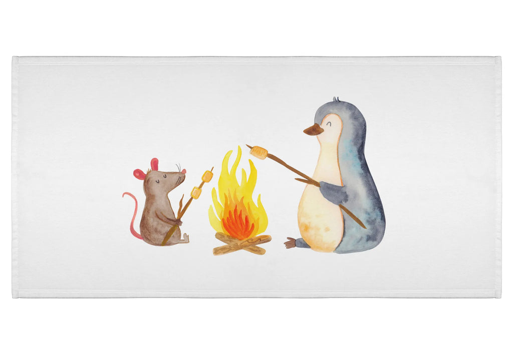 Handtuch Pinguin Lagerfeuer Gästetuch, Reisehandtuch, Sport Handtuch, Frottier, Kinder Handtuch, Pinguin, Maus, Pinguine, Lagerfeuer, Leben, Arbeit, Job, Motivation, Büro, Büroalltag, Lebensspruch, Lebensmotivation, Neustart, Liebe, grillen, Feuer, Marshmallows