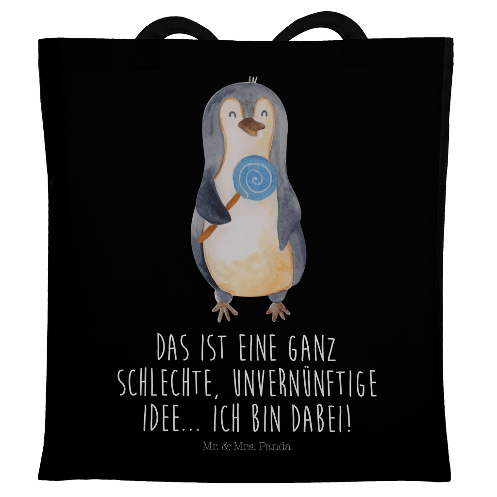 Tragetasche Pinguin Lolli Beuteltasche, Beutel, Einkaufstasche, Jutebeutel, Stoffbeutel, Tasche, Shopper, Umhängetasche, Strandtasche, Schultertasche, Stofftasche, Tragetasche, Badetasche, Jutetasche, Einkaufstüte, Laptoptasche, Pinguin, Pinguine, Lolli, Süßigkeiten, Blödsinn, Spruch, Rebell, Gauner, Ganove, Rabauke