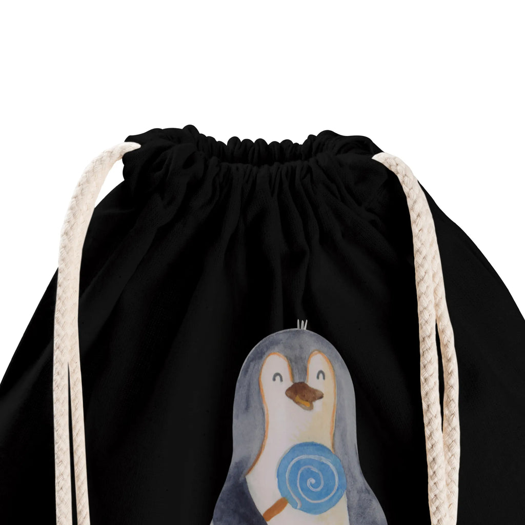 Sportbeutel Pinguin Lolli Sportbeutel, Turnbeutel, Beutel, Sporttasche, Tasche, Stoffbeutel, Sportbeutel Kinder, Gymsack, Beutel Rucksack, Kleine Sporttasche, Sportzubehör, Turnbeutel Baumwolle, Pinguin, Pinguine, Lolli, Süßigkeiten, Blödsinn, Spruch, Rebell, Gauner, Ganove, Rabauke