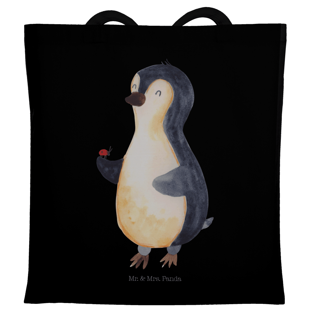 Tragetasche Pinguin Marienkäfer Beuteltasche, Beutel, Einkaufstasche, Jutebeutel, Stoffbeutel, Tasche, Shopper, Umhängetasche, Strandtasche, Schultertasche, Stofftasche, Tragetasche, Badetasche, Jutetasche, Einkaufstüte, Laptoptasche, Pinguin, Pinguine, Marienkäfer, Liebe, Wunder, Glück, Freude, Lebensfreude