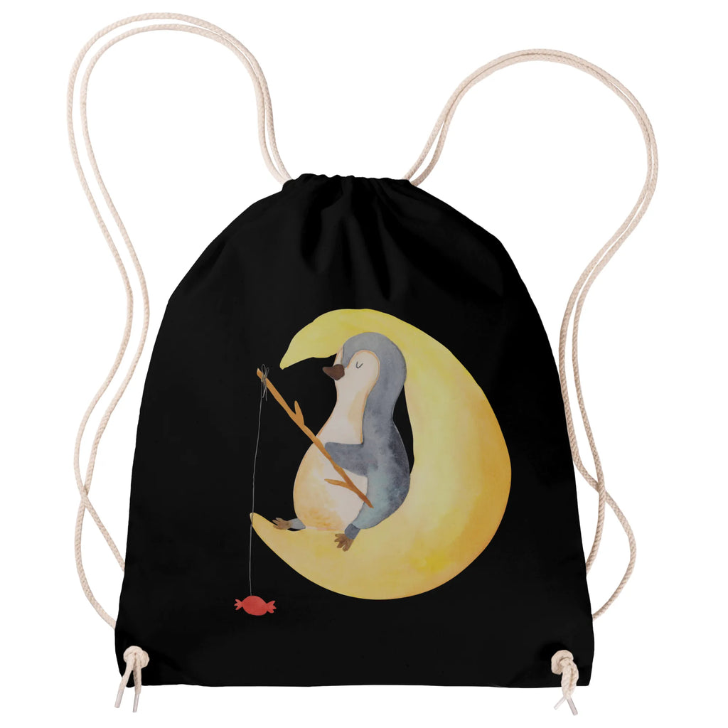 Sportbeutel Pinguin Mond Sportbeutel, Turnbeutel, Beutel, Sporttasche, Tasche, Stoffbeutel, Sportbeutel Kinder, Gymsack, Beutel Rucksack, Kleine Sporttasche, Sportzubehör, Turnbeutel Baumwolle, Pinguin, Pinguine, Spruch, schlafen, Nachtruhe, Einschlafen, Schlafzimmer, Schlafstörungen, Gästezimmer