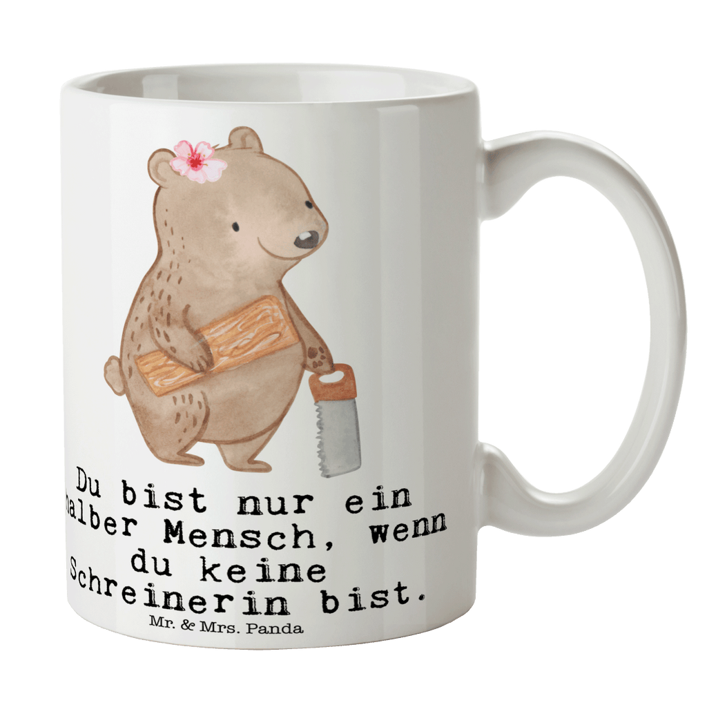 Tasse Schreinerin mit Herz Tasse, Kaffeetasse, Teetasse, Becher, Kaffeebecher, Teebecher, Keramiktasse, Porzellantasse, Büro Tasse, Geschenk Tasse, Tasse Sprüche, Tasse Motive, Kaffeetassen, Tasse bedrucken, Designer Tasse, Cappuccino Tassen, Schöne Teetassen, Beruf, Ausbildung, Jubiläum, Abschied, Rente, Kollege, Kollegin, Geschenk, Schenken, Arbeitskollege, Mitarbeiter, Firma, Danke, Dankeschön