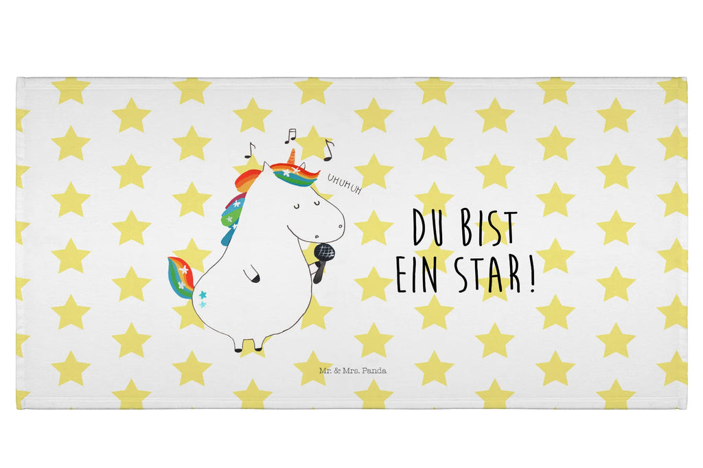 Handtuch Einhorn Sänger Handtuch, Badehandtuch, Badezimmer, Handtücher, groß, Kinder, Baby, Einhorn, Einhörner, Einhorn Deko, Pegasus, Unicorn, Glitzer, Konfetti, Party, Geburtstag, Feier, Fest, Disco, Sängerin, Sänger, Freundin