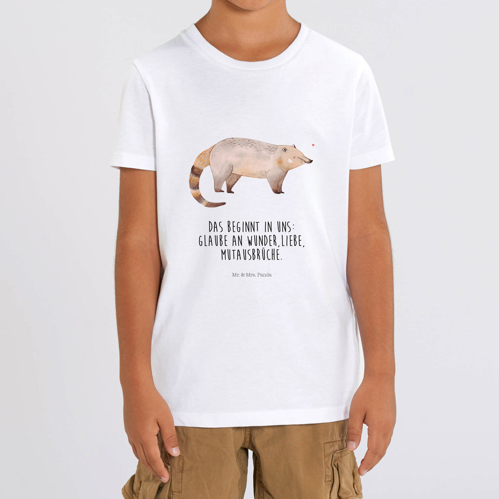 Organic Kinder T-Shirt Nasenbaer Kinder T-Shirt, Kinder T-Shirt Mädchen, Kinder T-Shirt Jungen, Tiermotive, Gute Laune, lustige Sprüche, Tiere, Nasenbär, Nasenbären, Rüsselbär, Bär