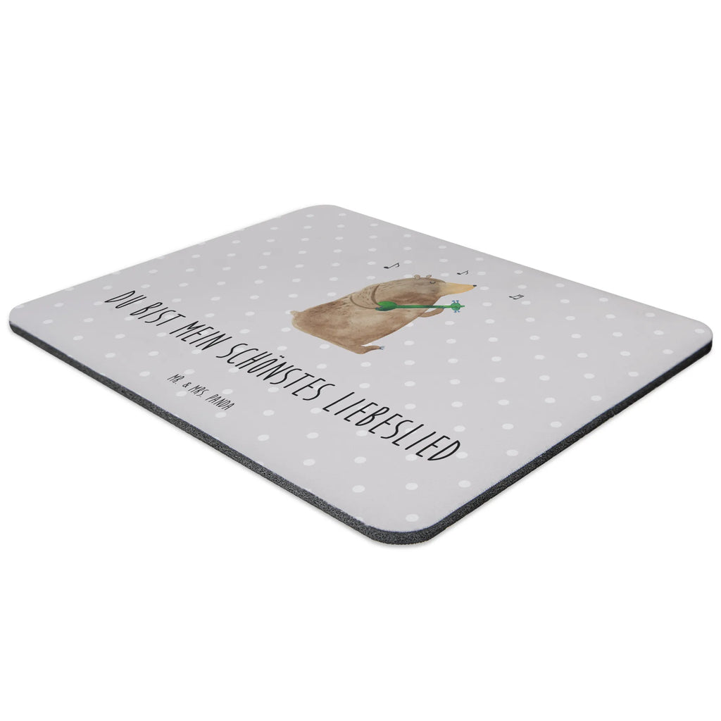 Mauspad Bär Lied Mousepad, Computer zubehör, Büroausstattung, PC Zubehör, Arbeitszimmer, Mauspad, Einzigartiges Mauspad, Designer Mauspad, Mausunterlage, Mauspad Büro, Bär, Teddy, Teddybär, Bärchen, Bear, Liebeslied, Lied, Song, Valentinstag, Valentine, Geschenk, Partner, Liebe, Freundin, Frau, Herz, Spruch