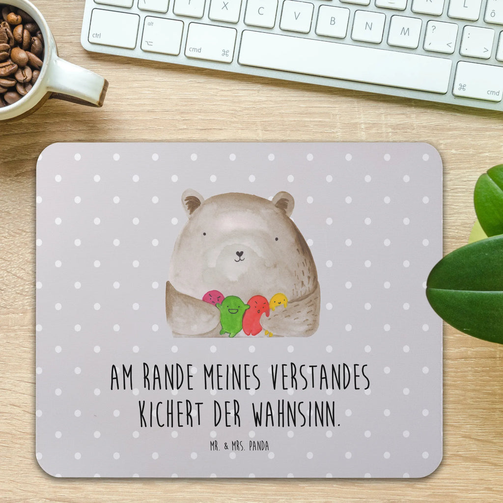 Mauspad Bär Gefühl Mousepad, Computer zubehör, Büroausstattung, PC Zubehör, Arbeitszimmer, Mauspad, Einzigartiges Mauspad, Designer Mauspad, Mausunterlage, Mauspad Büro, Bär, Teddy, Teddybär, Wahnsinn, Verrückt, Durchgedreht