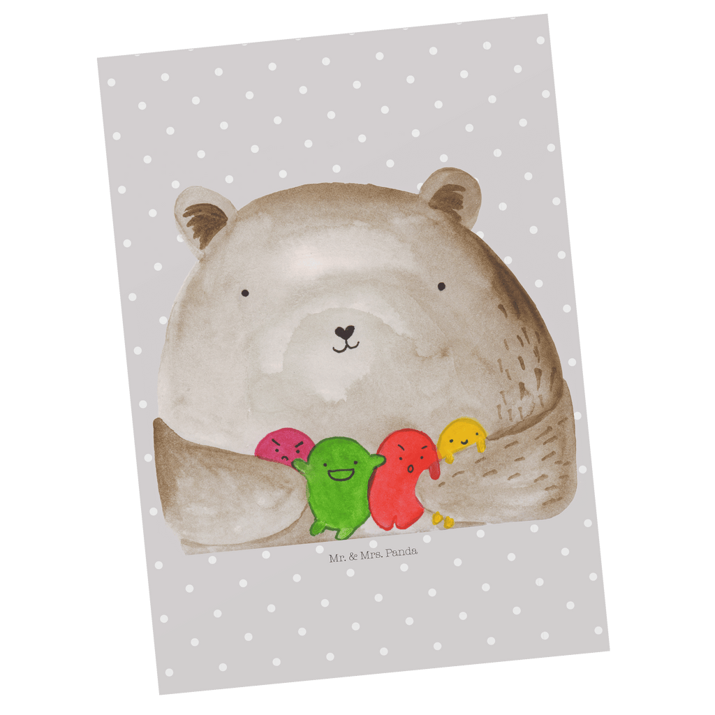 Postkarte Bär Gefühl Postkarte, Karte, Geschenkkarte, Grußkarte, Einladung, Ansichtskarte, Geburtstagskarte, Einladungskarte, Dankeskarte, Ansichtskarten, Einladung Geburtstag, Einladungskarten Geburtstag, Bär, Teddy, Teddybär, Wahnsinn, Verrückt, Durchgedreht