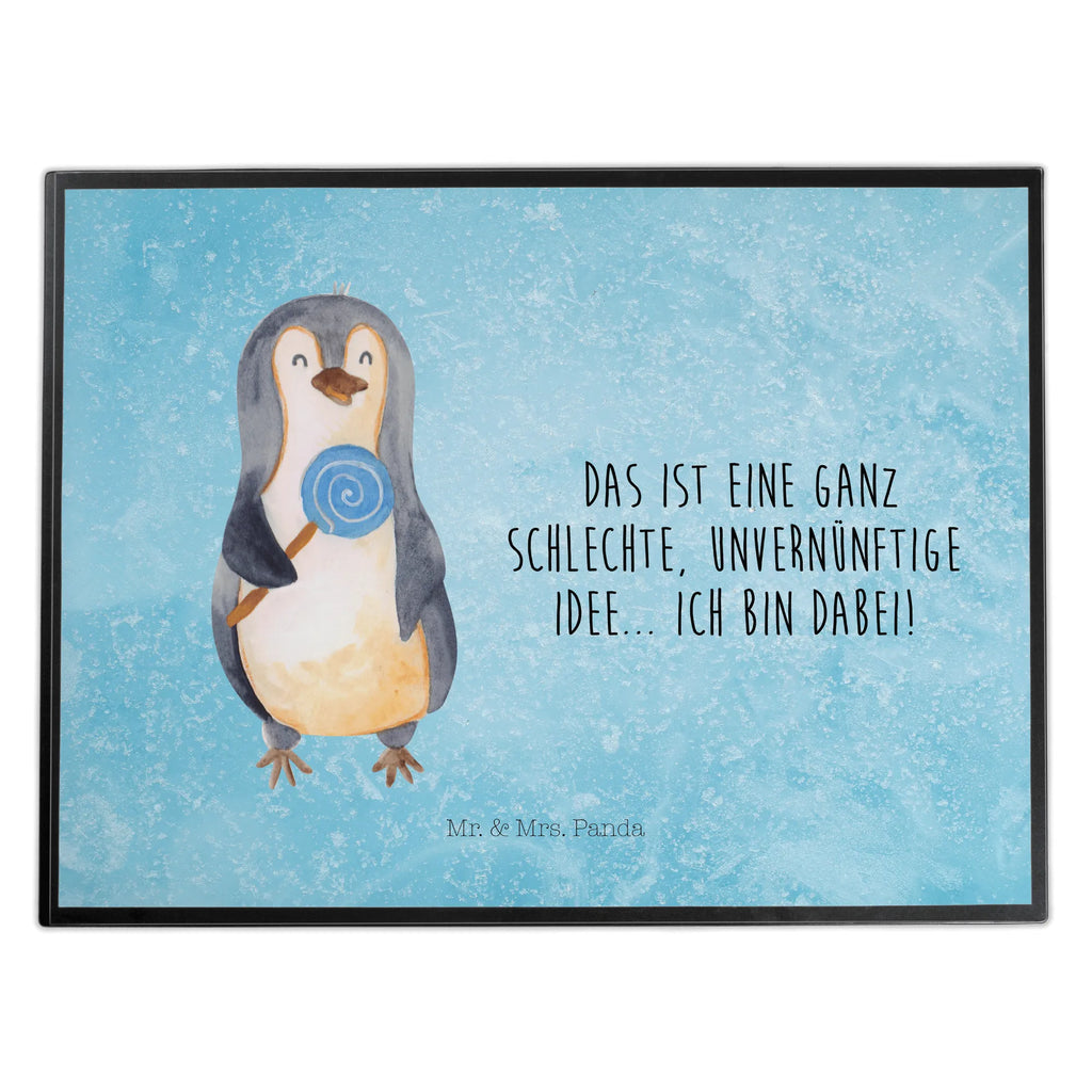 Schreibtischunterlage Pinguin Lolli Schreibunterlage, Schreibtischauflage, Bürobedarf, Büroartikel, Schreibwaren, Schreibtisch Unterlagen, Schreibtischunterlage Groß, Pinguin, Pinguine, Lolli, Süßigkeiten, Blödsinn, Spruch, Rebell, Gauner, Ganove, Rabauke