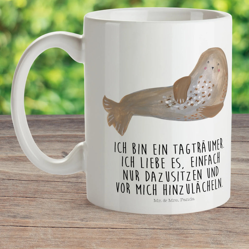 Kindertasse Robbe Lachen Kindertasse, Kinder Tasse, Kunststoff Tasse, Kindergarten Tasse, Trinkbecher, Camping Becher, Kaffeetasse, Kunststoffbecher, Kindergartenbecher, Outdoorgeschirr, Kunststoffgeschirr, Reisebecher, Reisetasse, Kinderbecher, Bruchfeste Tasse, Bruchsichere Tasse, Plastik Tasse, Plastiktasse, Tiermotive, Gute Laune, lustige Sprüche, Tiere, Robbe, Robben, Seehund, Strand, Meerestier, Ostsee, Nordsee