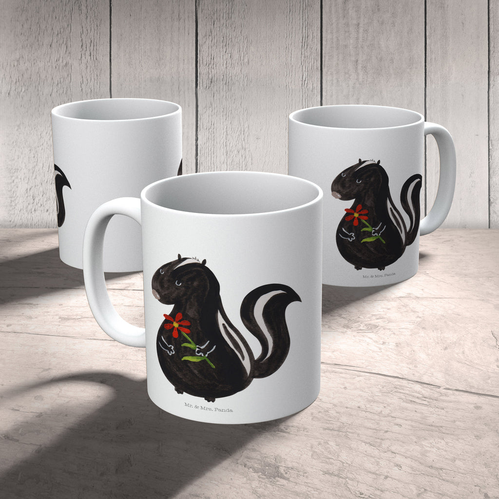 Kindertasse Stinktier Blume Kindertasse, Kinder Tasse, Kunststoff Tasse, Kindergarten Tasse, Trinkbecher, Camping Becher, Kaffeetasse, Kunststoffbecher, Kindergartenbecher, Outdoorgeschirr, Kunststoffgeschirr, Reisebecher, Reisetasse, Kinderbecher, Bruchfeste Tasse, Bruchsichere Tasse, Plastik Tasse, Plastiktasse, Stinktier, Skunk, Wildtier, Raubtier, Stinker, Stinki, Tagträumer, verträumt, Dreams, Träume