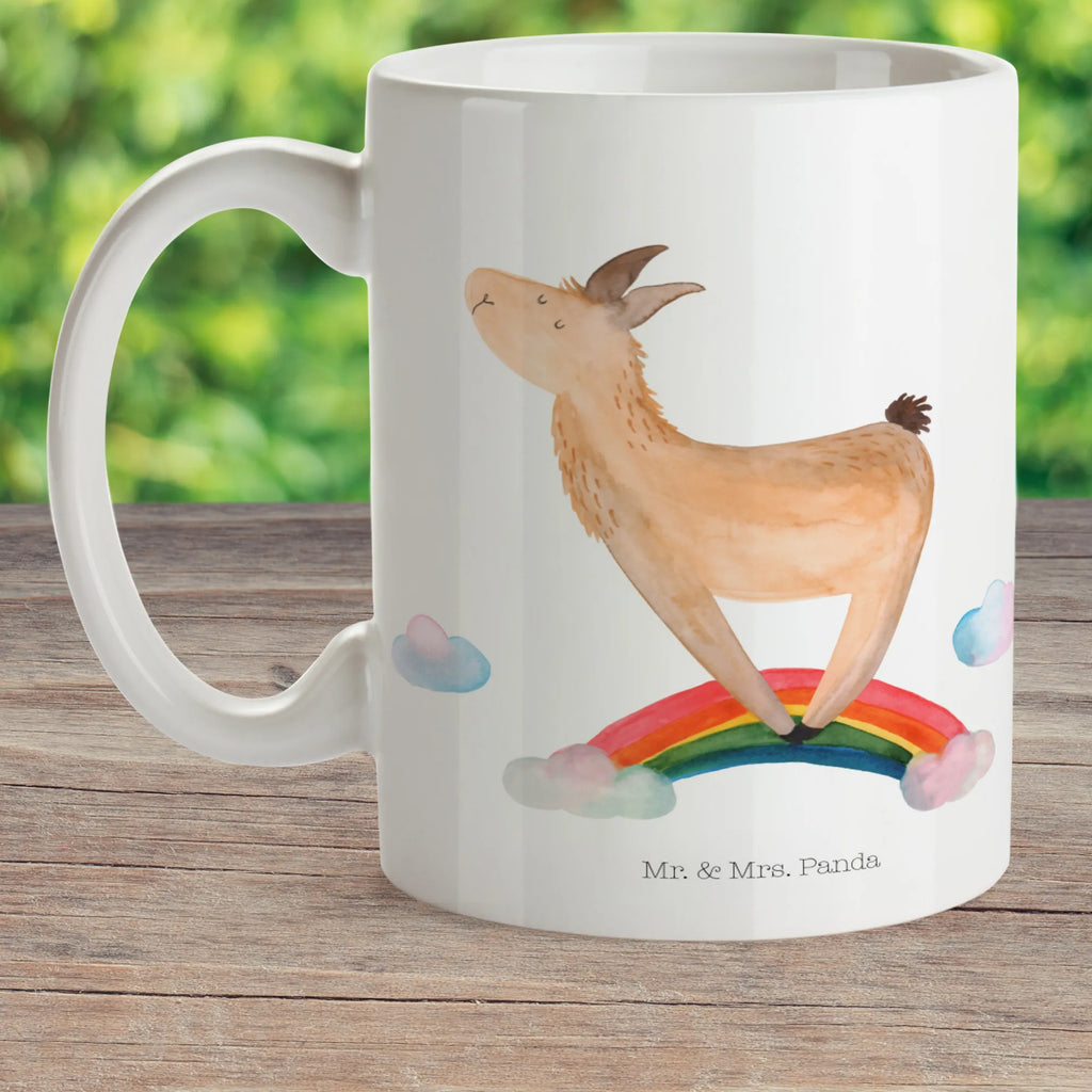 Kindertasse Lama Regenbogen Kindertasse, Kinder Tasse, Kunststoff Tasse, Kindergarten Tasse, Trinkbecher, Camping Becher, Kaffeetasse, Kunststoffbecher, Kindergartenbecher, Outdoorgeschirr, Kunststoffgeschirr, Reisebecher, Reisetasse, Kinderbecher, Bruchfeste Tasse, Bruchsichere Tasse, Plastik Tasse, Plastiktasse, Lama, Alpaka, Lamas, Regenbogen, Haters gonna hate, Haters, Selbstständig, Außenseiter, Schule, Abi, Hobby, Wolkenland, Freiheit