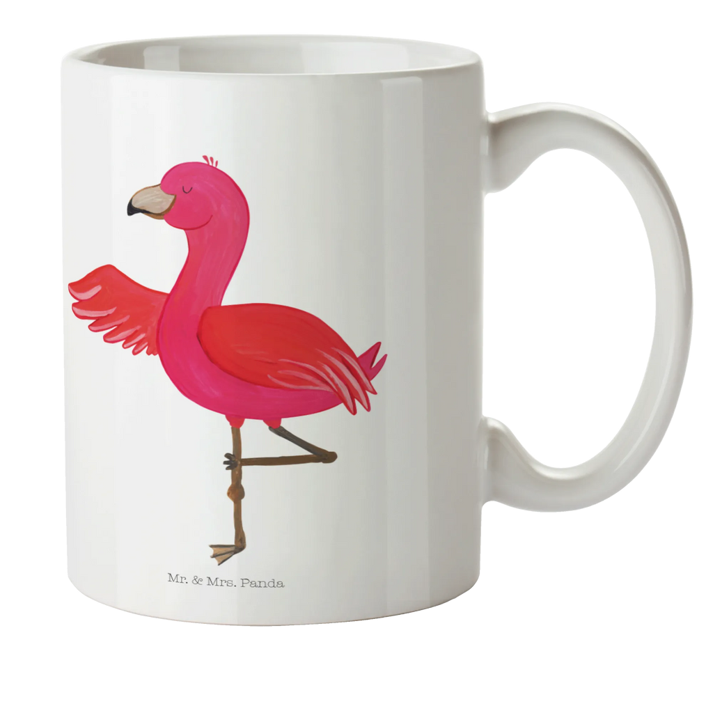 Kindertasse Flamingo Yoga Kindertasse, Kinder Tasse, Kunststoff Tasse, Kindergarten Tasse, Trinkbecher, Camping Becher, Kaffeetasse, Kunststoffbecher, Kindergartenbecher, Outdoorgeschirr, Kunststoffgeschirr, Reisebecher, Reisetasse, Kinderbecher, Bruchfeste Tasse, Bruchsichere Tasse, Plastik Tasse, Plastiktasse, Flamingo, Vogel, Yoga, Namaste, Achtsamkeit, Yoga-Übung, Entspannung, Ärger, Aufregen, Tiefenentspannung