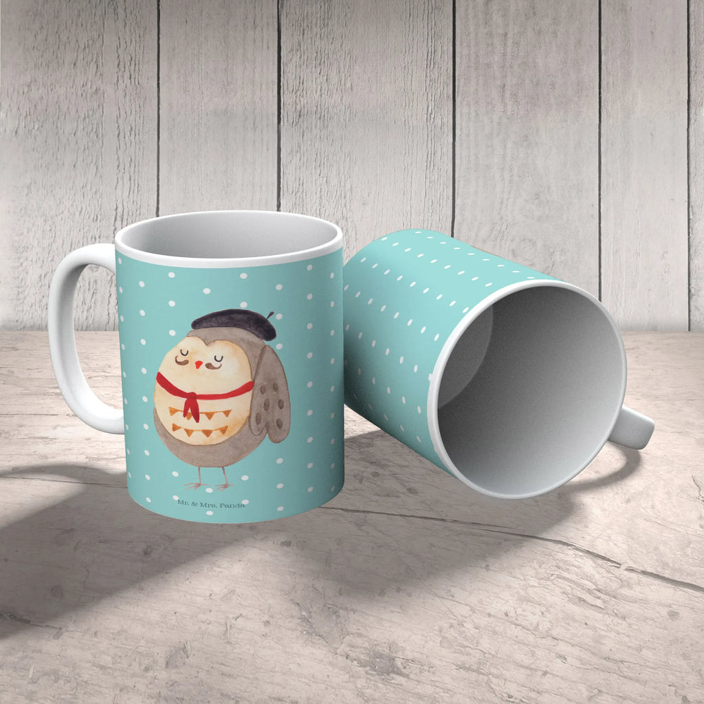 Tasse Eule Frankreich Tasse, Kaffeetasse, Teetasse, Becher, Kaffeebecher, Teebecher, Keramiktasse, Porzellantasse, Büro Tasse, Geschenk Tasse, Tasse Sprüche, Tasse Motive, Kaffeetassen, Tasse bedrucken, Designer Tasse, Cappuccino Tassen, Schöne Teetassen, Eule, Eulen, Eule Deko, Owl, hibou, La vie est belle, das Leben ist schön, Spruch schön, Spruch Französisch, Frankreich