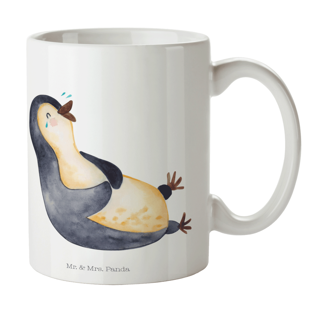 Tasse Pinguin Lachen Tasse, Kaffeetasse, Teetasse, Becher, Kaffeebecher, Teebecher, Keramiktasse, Porzellantasse, Büro Tasse, Geschenk Tasse, Tasse Sprüche, Tasse Motive, Kaffeetassen, Tasse bedrucken, Designer Tasse, Cappuccino Tassen, Schöne Teetassen, Pinguin, Pinguine, lustiger Spruch, Optimismus, Fröhlich, Lachen, Humor, Fröhlichkeit