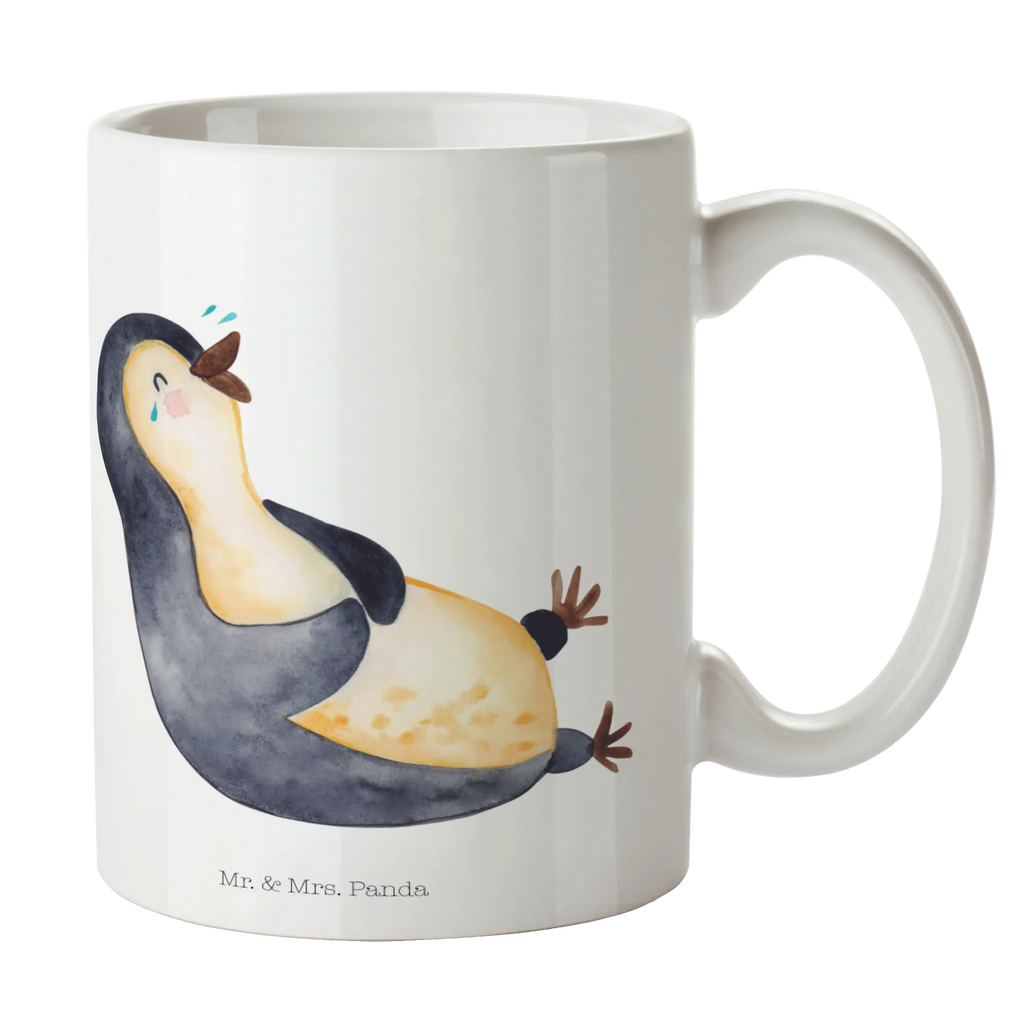 Tasse Pinguin Lachen Tasse, Kaffeetasse, Teetasse, Becher, Kaffeebecher, Teebecher, Keramiktasse, Porzellantasse, Büro Tasse, Geschenk Tasse, Tasse Sprüche, Tasse Motive, Kaffeetassen, Tasse bedrucken, Designer Tasse, Cappuccino Tassen, Schöne Teetassen, Pinguin, Pinguine, lustiger Spruch, Optimismus, Fröhlich, Lachen, Humor, Fröhlichkeit