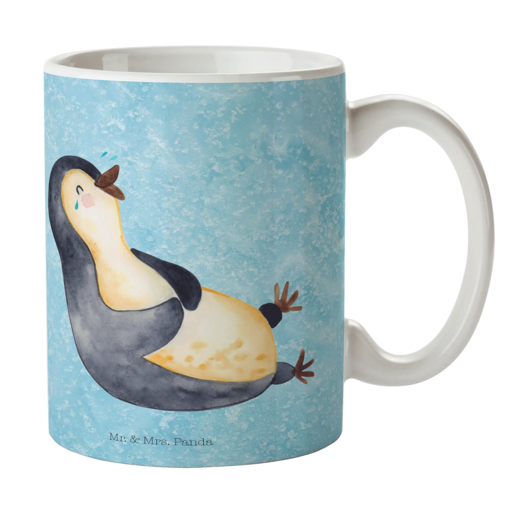 Tasse Pinguin Lachen Tasse, Kaffeetasse, Teetasse, Becher, Kaffeebecher, Teebecher, Keramiktasse, Porzellantasse, Büro Tasse, Geschenk Tasse, Tasse Sprüche, Tasse Motive, Kaffeetassen, Tasse bedrucken, Designer Tasse, Cappuccino Tassen, Schöne Teetassen, Pinguin, Pinguine, lustiger Spruch, Optimismus, Fröhlich, Lachen, Humor, Fröhlichkeit