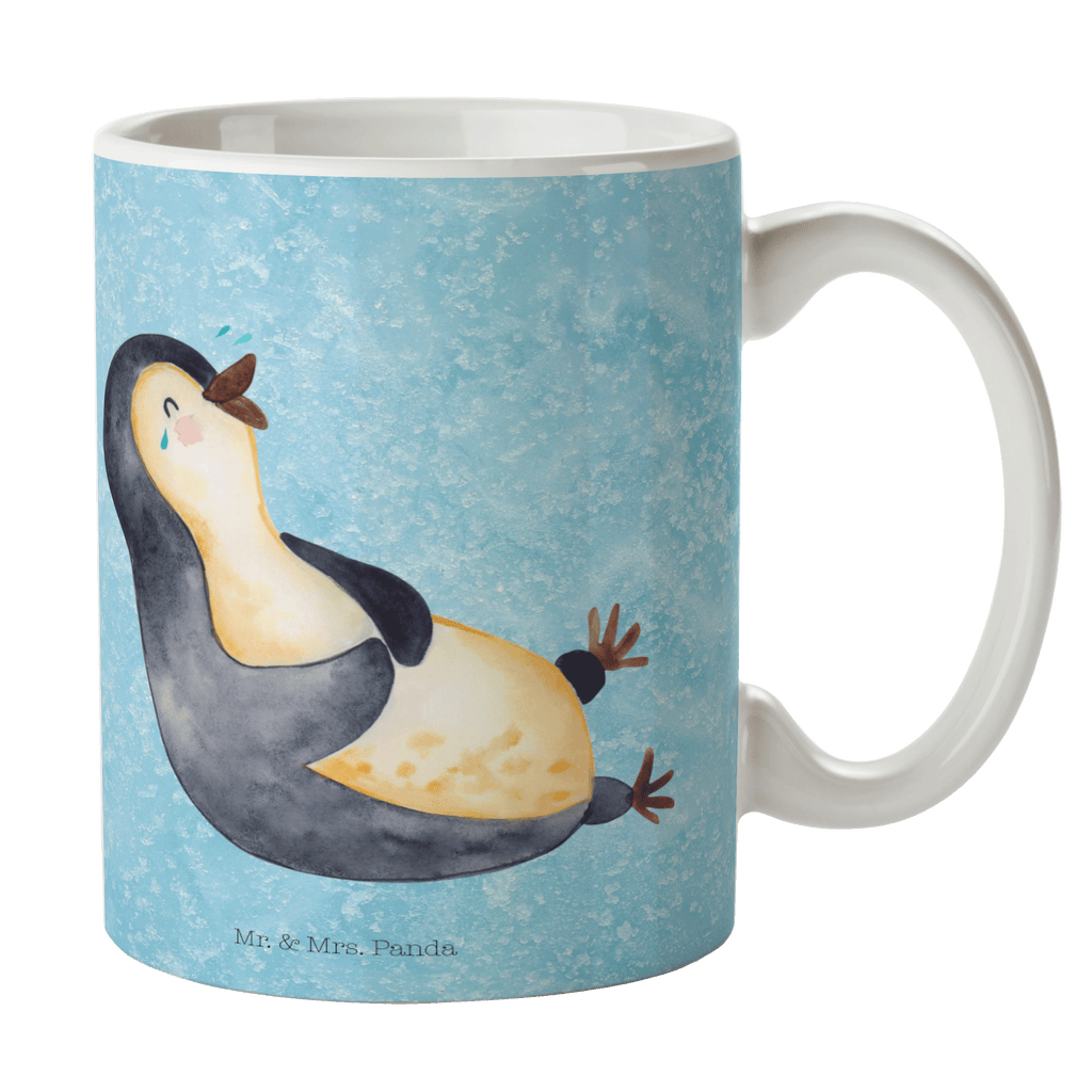 Tasse Pinguin Lachen Tasse, Kaffeetasse, Teetasse, Becher, Kaffeebecher, Teebecher, Keramiktasse, Porzellantasse, Büro Tasse, Geschenk Tasse, Tasse Sprüche, Tasse Motive, Kaffeetassen, Tasse bedrucken, Designer Tasse, Cappuccino Tassen, Schöne Teetassen, Pinguin, Pinguine, lustiger Spruch, Optimismus, Fröhlich, Lachen, Humor, Fröhlichkeit