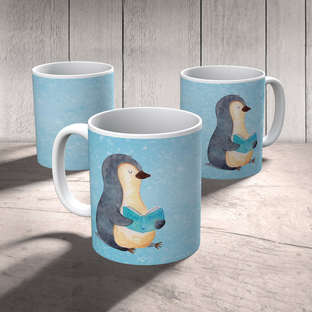 Tasse Pinguin Buch Tasse, Kaffeetasse, Teetasse, Becher, Kaffeebecher, Teebecher, Keramiktasse, Porzellantasse, Büro Tasse, Geschenk Tasse, Tasse Sprüche, Tasse Motive, Kaffeetassen, Tasse bedrucken, Designer Tasse, Cappuccino Tassen, Schöne Teetassen, Pinguin, Pinguine, Buch, Lesen, Bücherwurm, Nichtstun, Faulenzen, Ferien, Urlaub, Freizeit