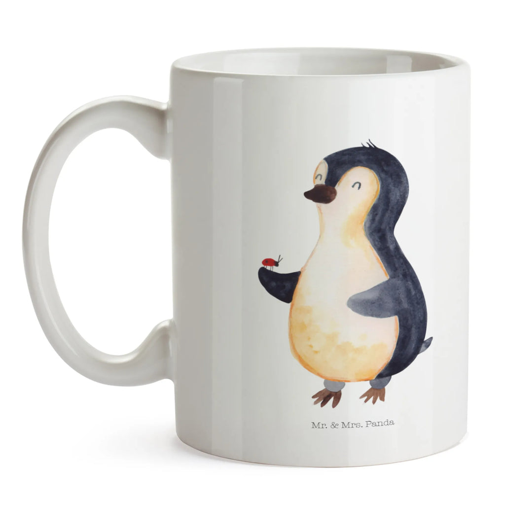 Tasse Pinguin Marienkäfer Tasse, Kaffeetasse, Teetasse, Becher, Kaffeebecher, Teebecher, Keramiktasse, Porzellantasse, Büro Tasse, Geschenk Tasse, Tasse Sprüche, Tasse Motive, Kaffeetassen, Tasse bedrucken, Designer Tasse, Cappuccino Tassen, Schöne Teetassen, Pinguin, Pinguine, Marienkäfer, Liebe, Wunder, Glück, Freude, Lebensfreude