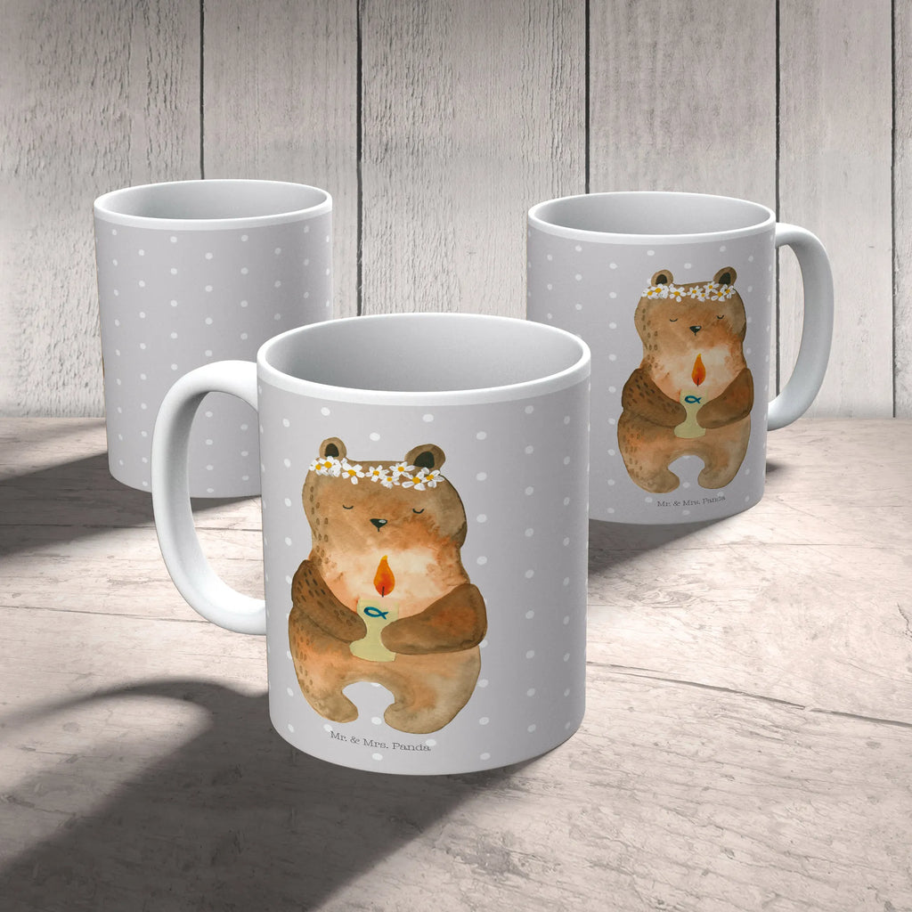 Tasse Bär Kommunion Tasse, Kaffeetasse, Teetasse, Becher, Kaffeebecher, Teebecher, Keramiktasse, Porzellantasse, Büro Tasse, Geschenk Tasse, Tasse Sprüche, Tasse Motive, Kaffeetassen, Tasse bedrucken, Designer Tasse, Cappuccino Tassen, Schöne Teetassen, Bär, Teddy, Teddybär, Kommunion, Gottes Segen, Taufkerze, katholisch