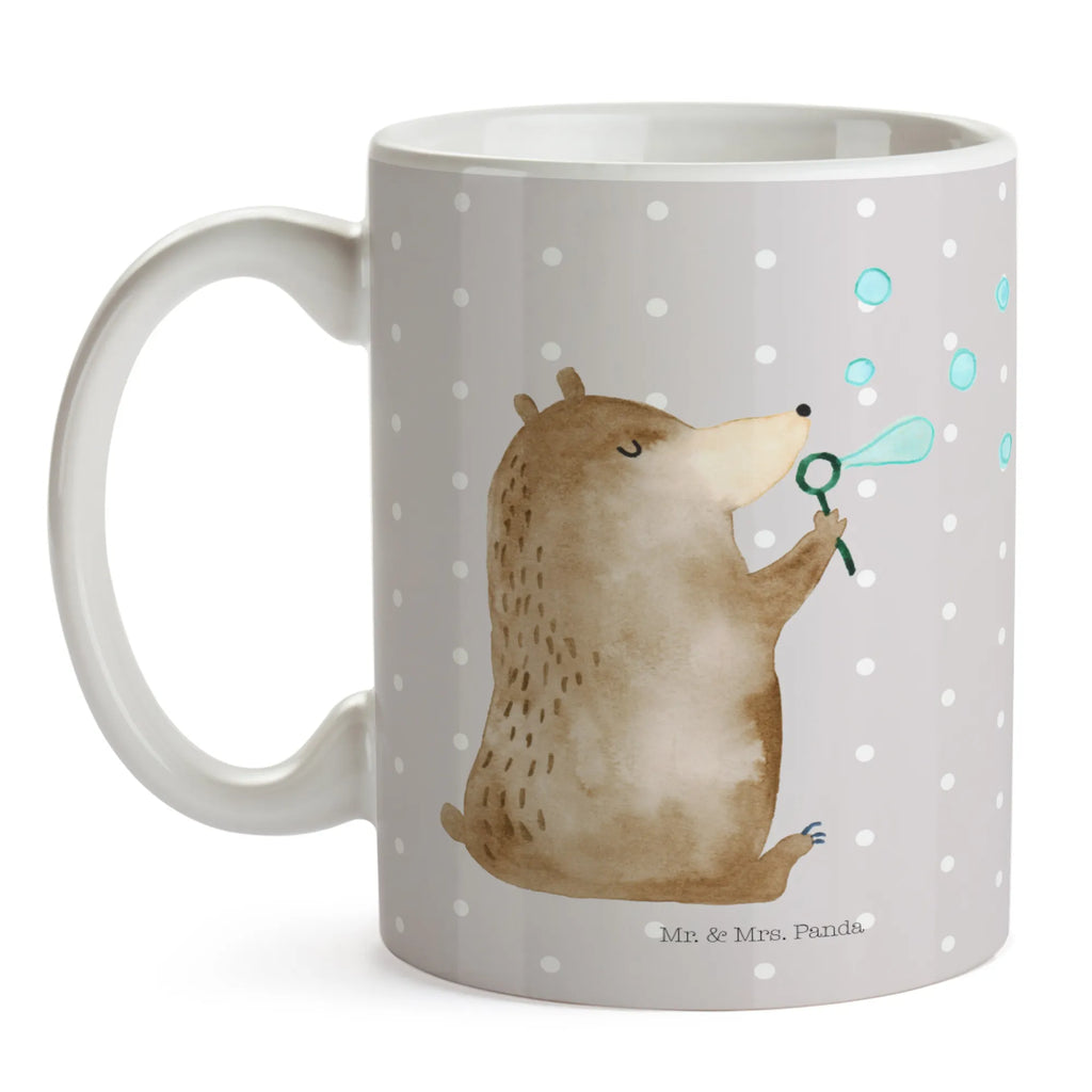 Tasse Bär Seifenblasen Tasse, Kaffeetasse, Teetasse, Becher, Kaffeebecher, Teebecher, Keramiktasse, Porzellantasse, Büro Tasse, Geschenk Tasse, Tasse Sprüche, Tasse Motive, Kaffeetassen, Tasse bedrucken, Designer Tasse, Cappuccino Tassen, Schöne Teetassen, Bär, Teddy, Teddybär, Seifenblasen Bär Lustig Sein Glücklich Traurig Happy