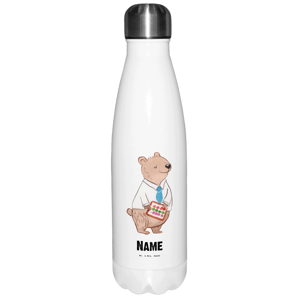 Personalisierte Thermosflasche Bankangestellter mit Herz Personalisierte Isolierflasche, Personalisierte Thermoflasche, Personalisierte Trinkflasche, Trinkflasche Mit Namen, Wunschname, Bedrucken, Namensflasche, Beruf, Ausbildung, Jubiläum, Abschied, Rente, Kollege, Kollegin, Geschenk, Schenken, Arbeitskollege, Mitarbeiter, Firma, Danke, Dankeschön, Bankangestellter, Bankfachmann, Bänker, Bankberater