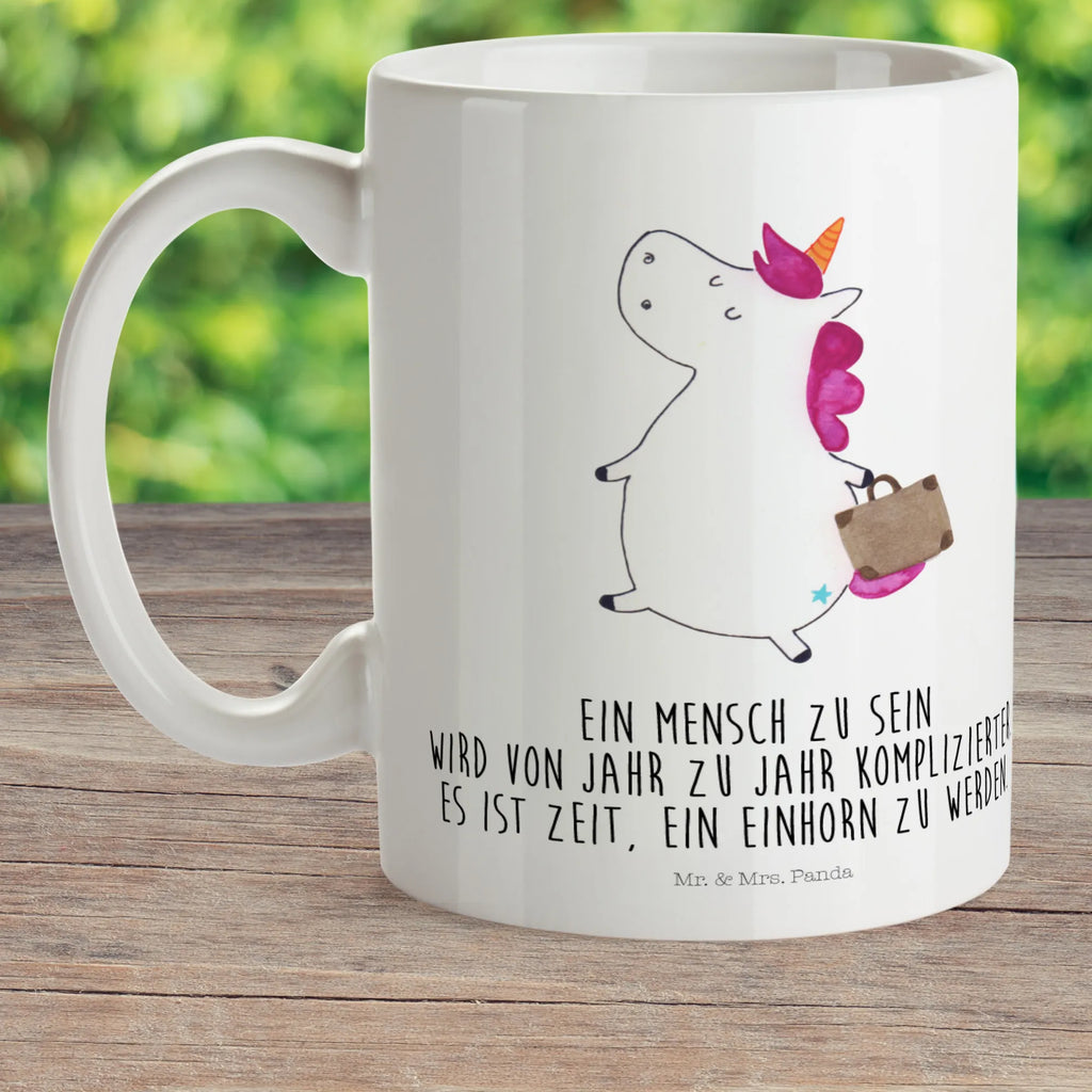 Kindertasse Einhorn Koffer Kindertasse, Kinder Tasse, Kunststoff Tasse, Kindergarten Tasse, Trinkbecher, Camping Becher, Kaffeetasse, Kunststoffbecher, Kindergartenbecher, Outdoorgeschirr, Kunststoffgeschirr, Reisebecher, Reisetasse, Kinderbecher, Bruchfeste Tasse, Bruchsichere Tasse, Plastik Tasse, Plastiktasse, Einhorn, Einhörner, Einhorn Deko, Pegasus, Unicorn, unicorn, Koffer, Verreisen, Reise, Gepäck, Abenteuer, Erwachsen, Kind, albern, Spaß, lustig, witzig